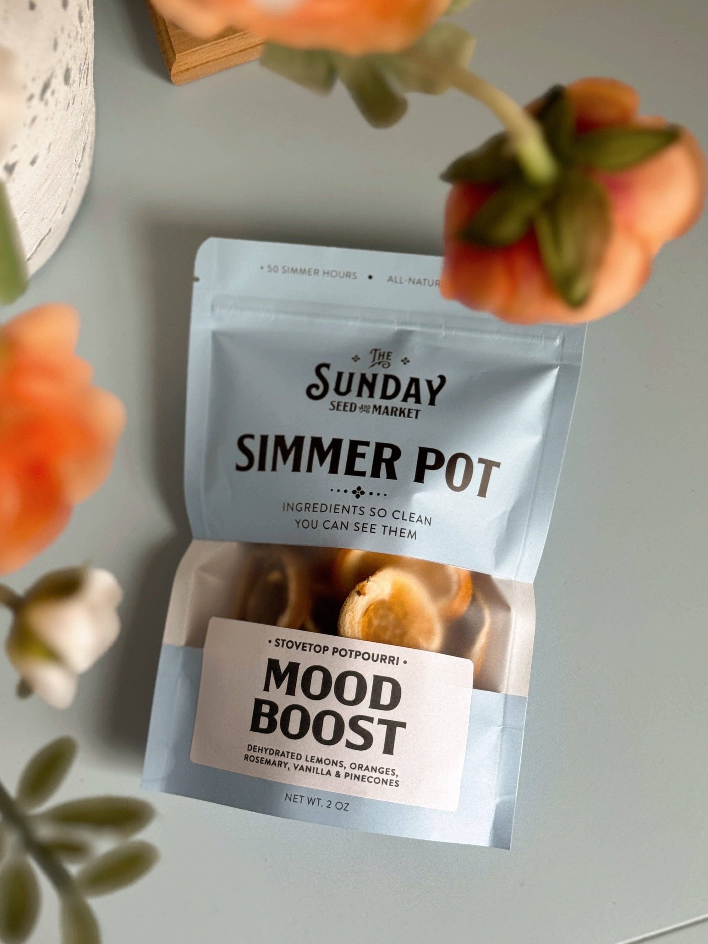 Mood Boost Simmer Pot | Lemon Orange Rosemary Vanilla - Decor Addict, LLC