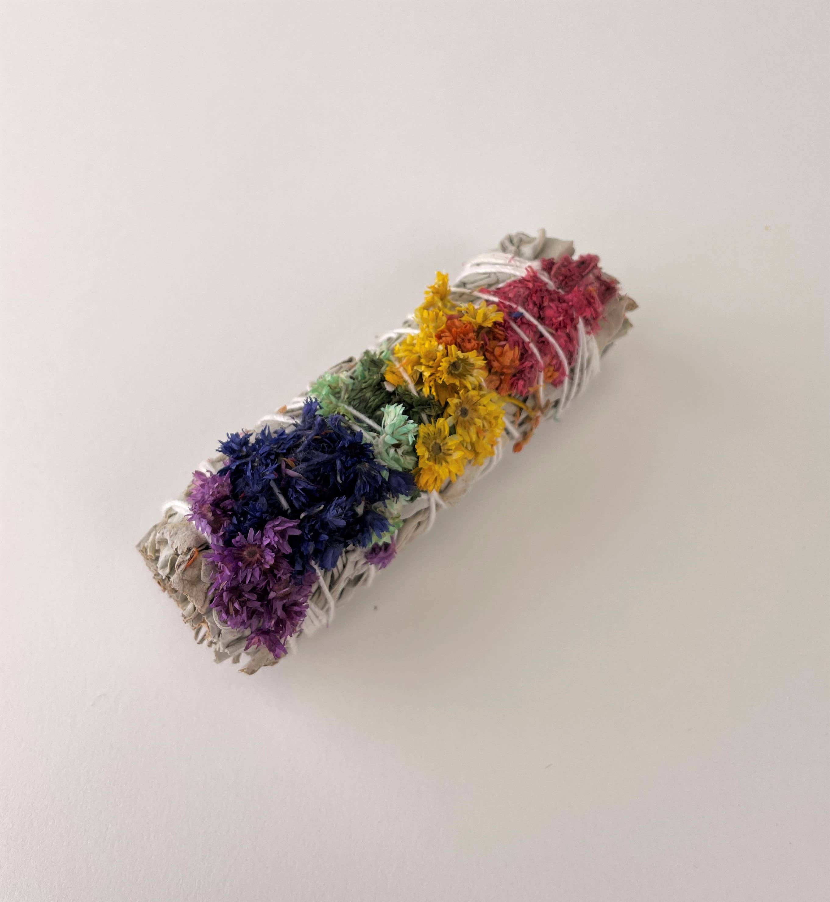 4" Rainbow Sage Smudge Sticks - Decor Addict, LLC