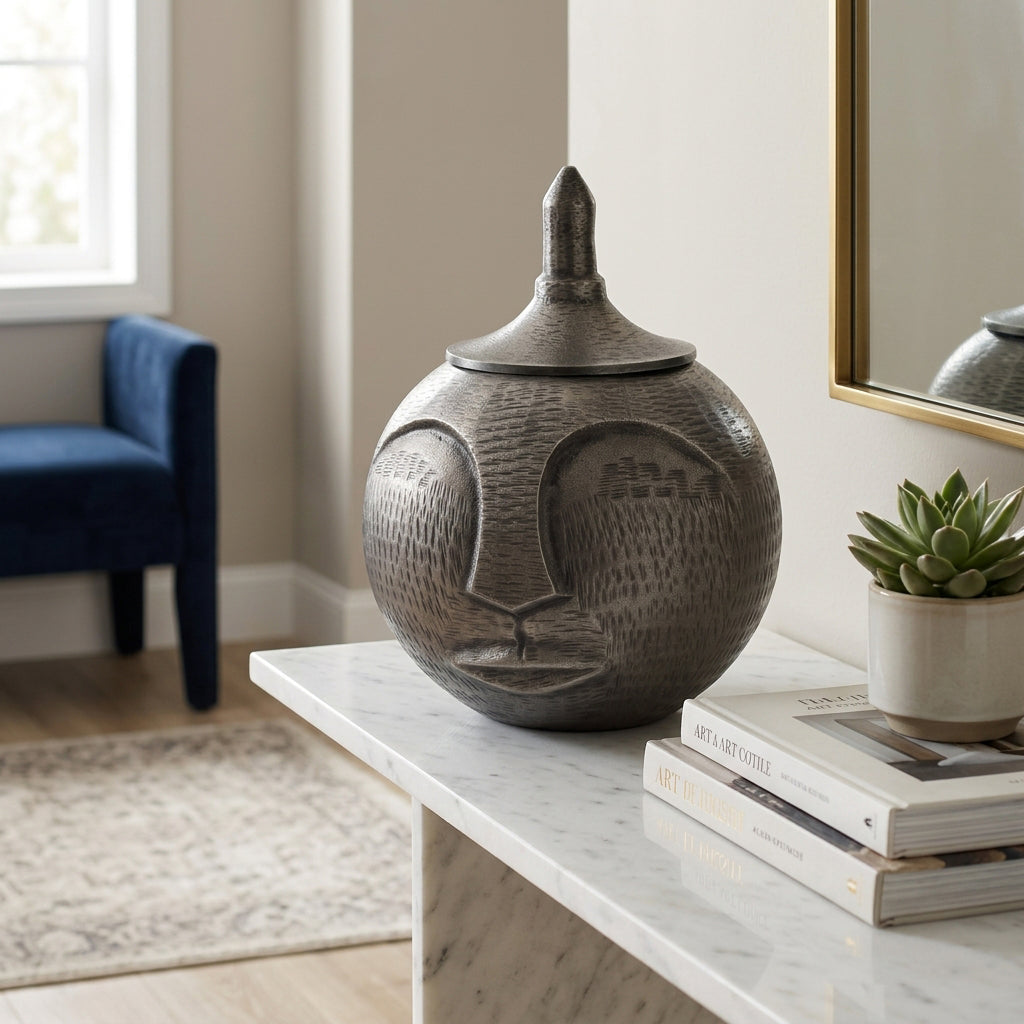 Lanepark Gray Face Jar view 2