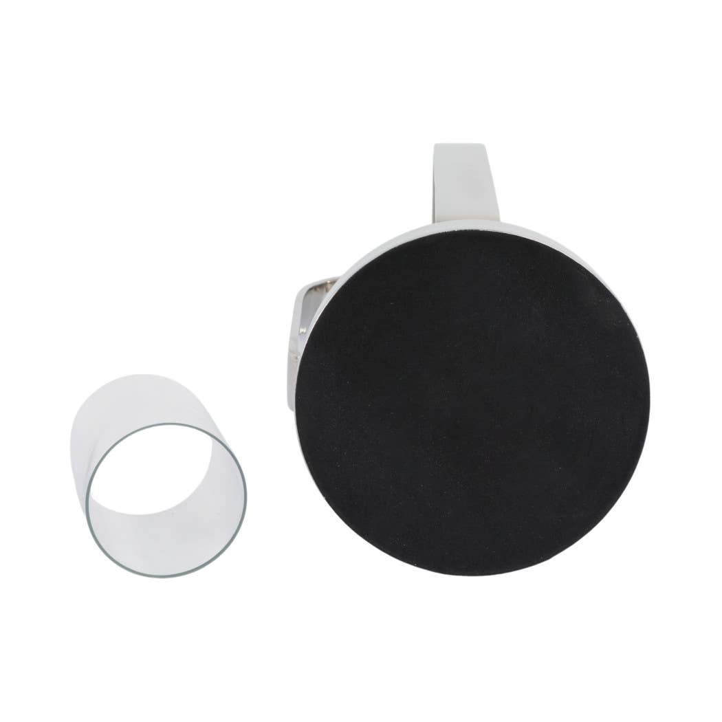 Candle Holder - Silver Metal Stylish Hurricane, 17 in. - Decor Addict, LLC