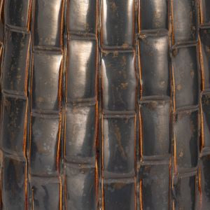 17" Afia Large Ceramic Vase, Brown