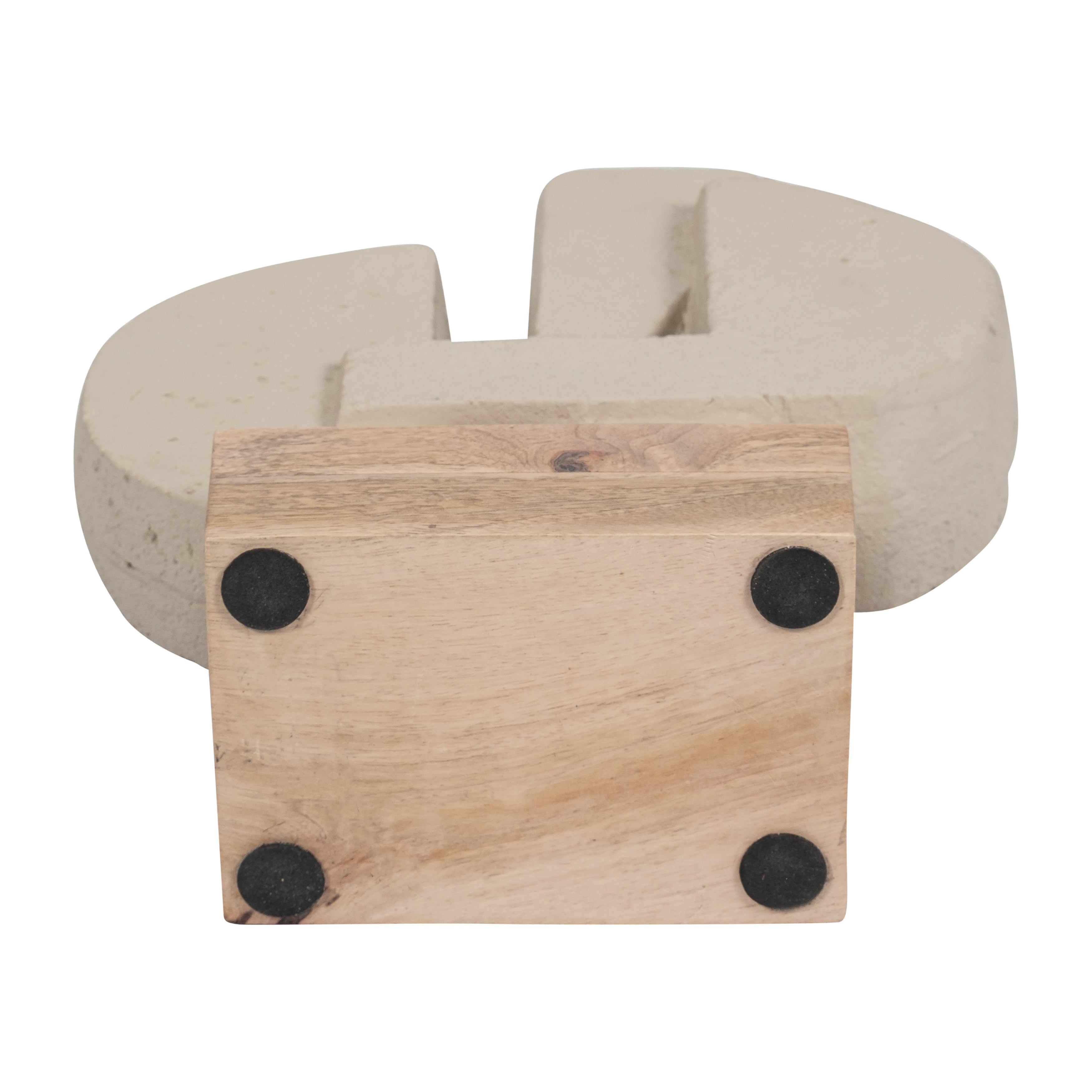 Ecomix, 13" Table Sculpture, Ivory - Decor Addict, LLC