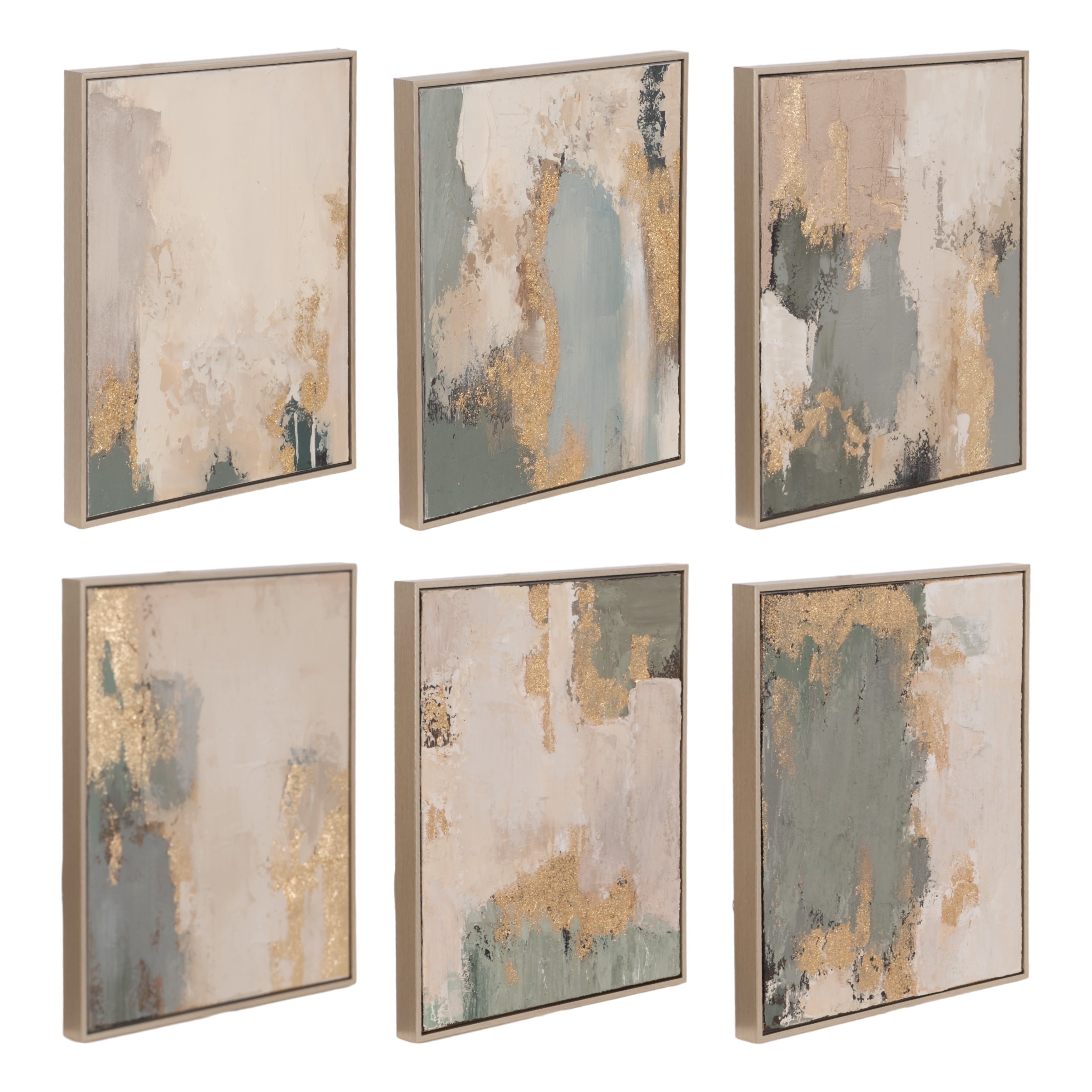 Bradenhaven Tan Wall Art, Set of 6 view 3