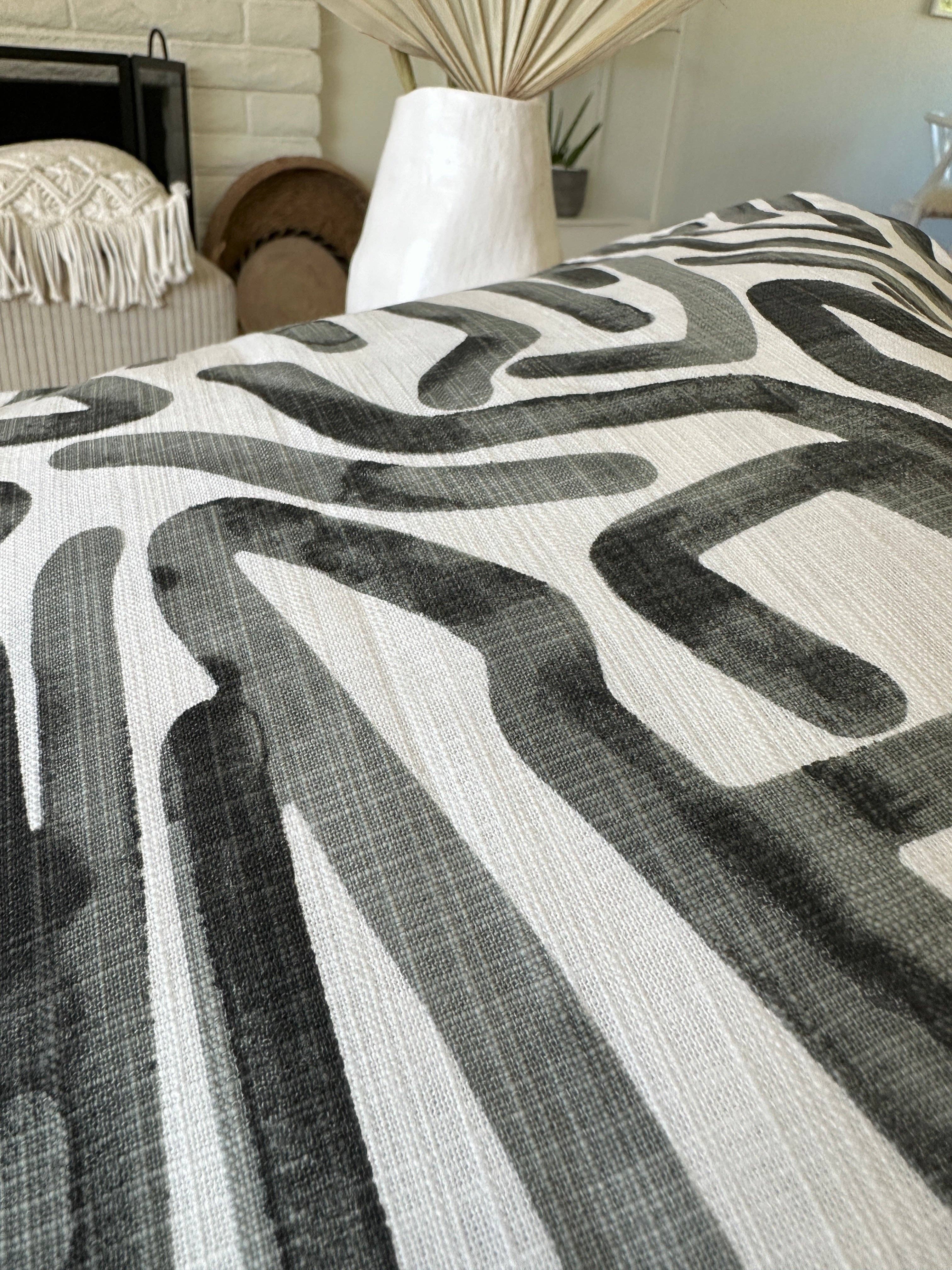 Labyrinth Pillow Cover - Black: 12x20 - Decor Addict, LLC