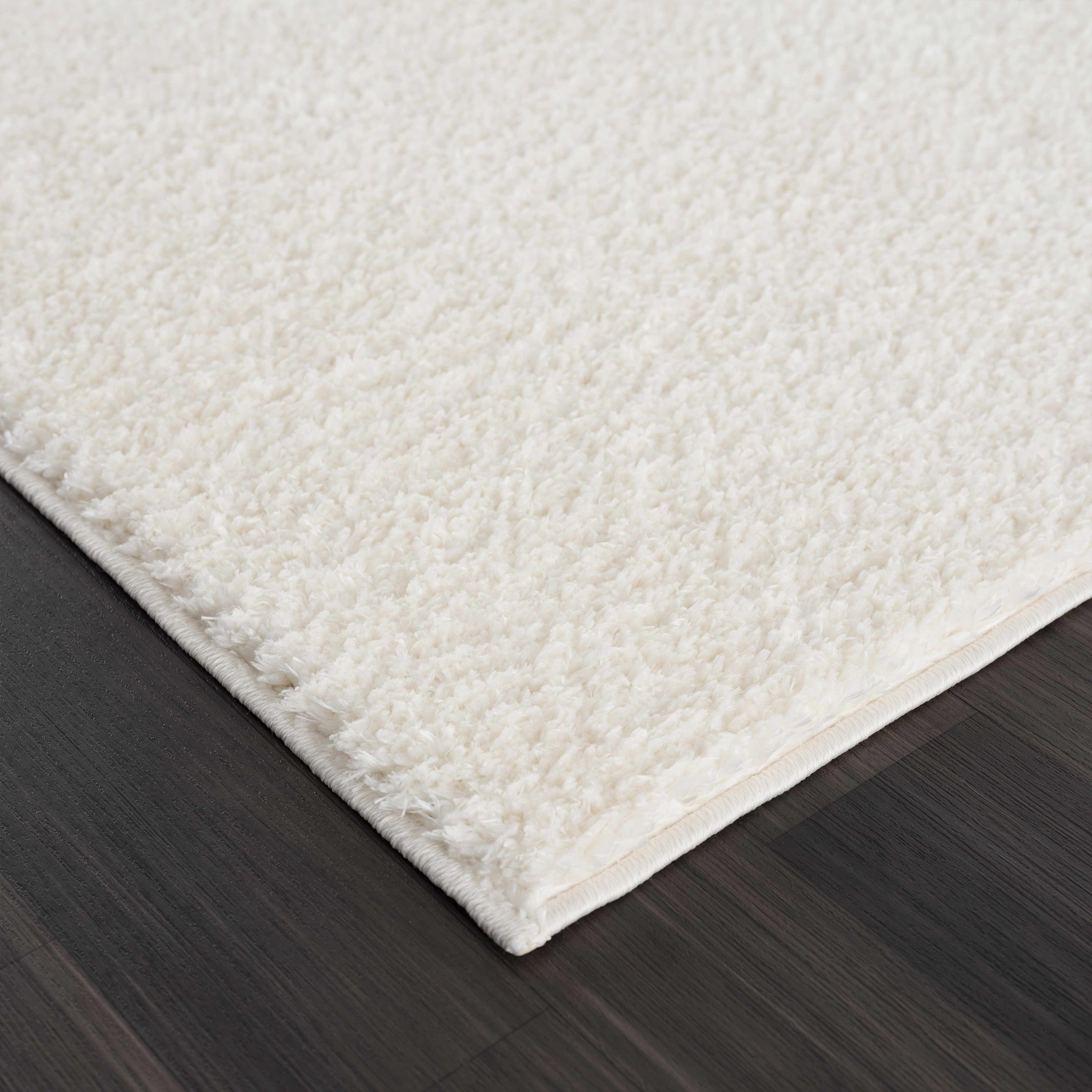 Judy Solid White Washable Rug - Decor Addict, LLC