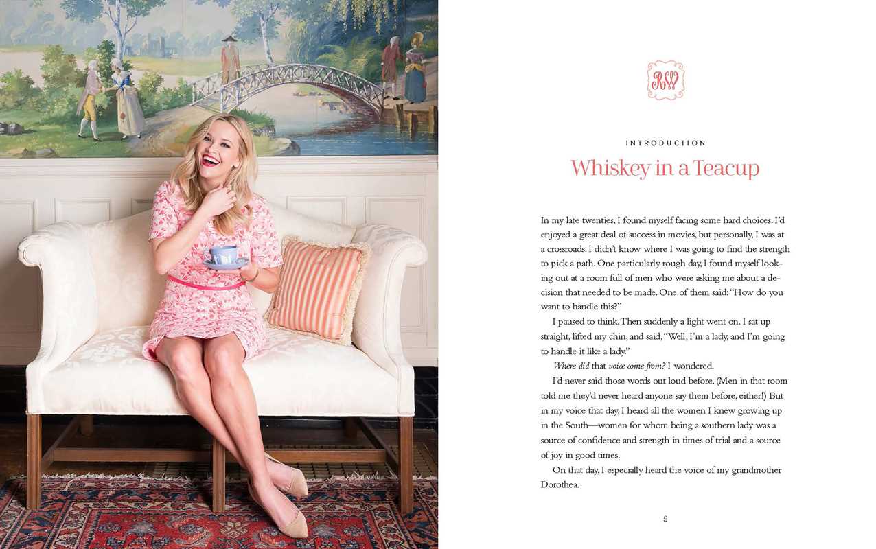 Whiskey in a Teacup by Reese Witherspoon: Hardcover; 304 pages / English - Decor Addict, LLC