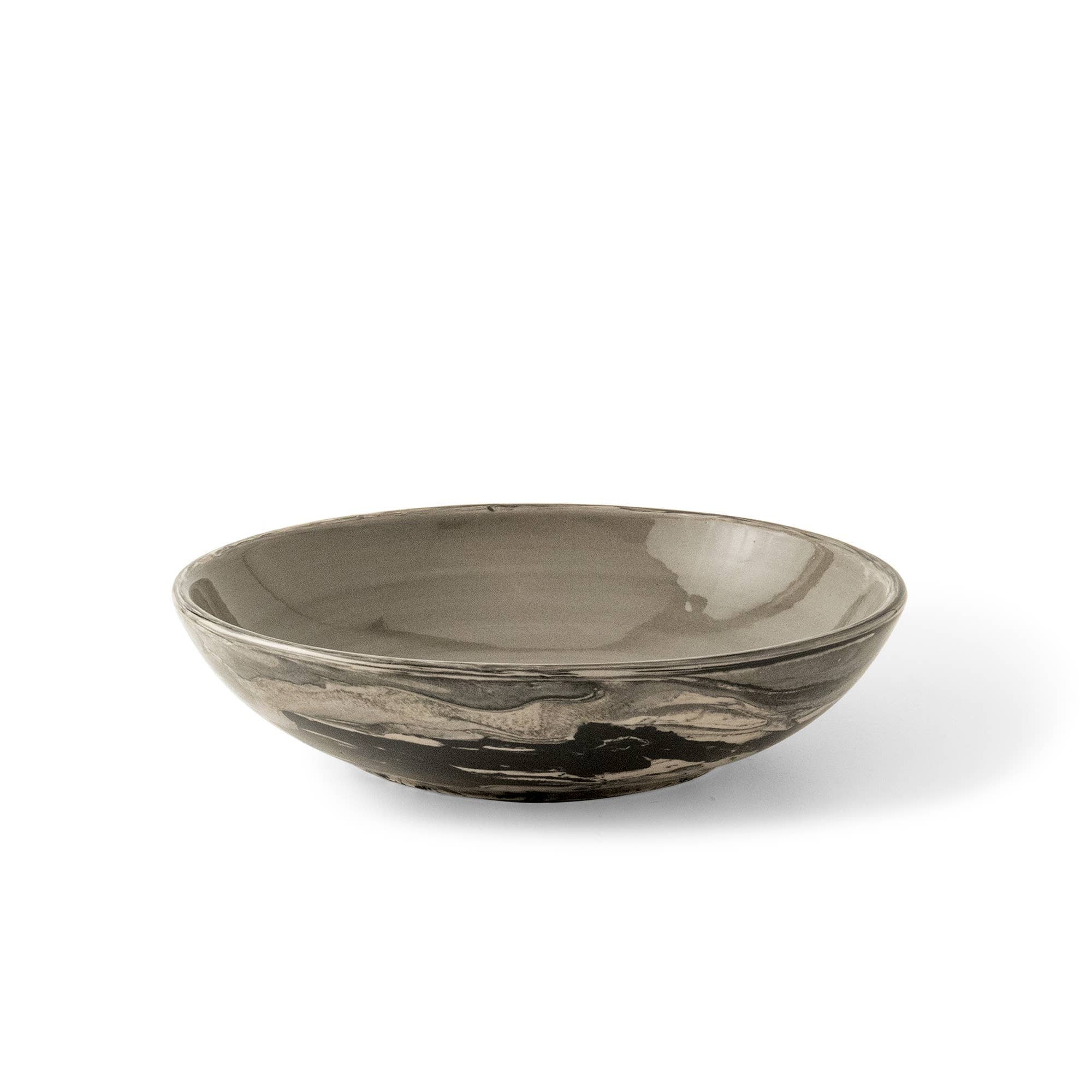 Handcrafted Black Ceramic Serving | Pasta Bowl-13.5 OZ, - Decor Addict, LLC