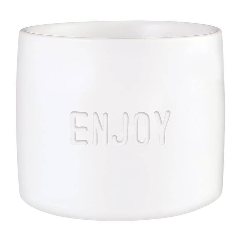 Face To Face Ceramic Napkin Rings - Bon Appetit - Set of 4 - Decor Addict, LLC