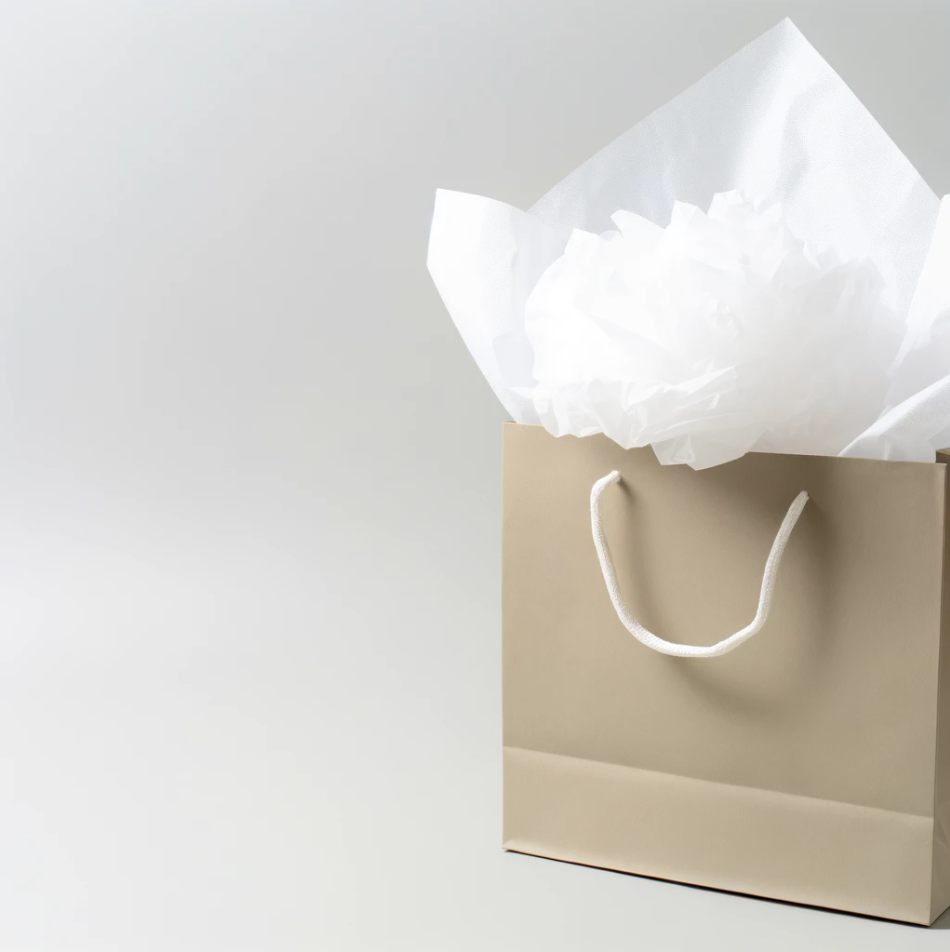 Party Tissue Paper White, 10 Sheets Gift Wrapping Paper: White - Decor Addict, LLC