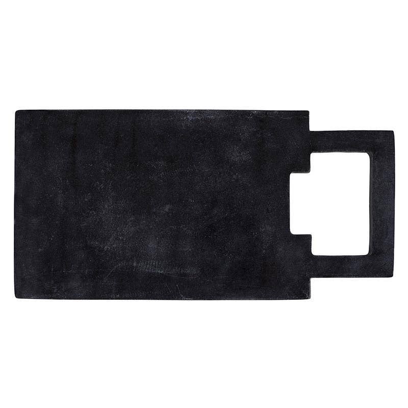 Mrbl Brd Square Handle Black - Decor Addict, LLC