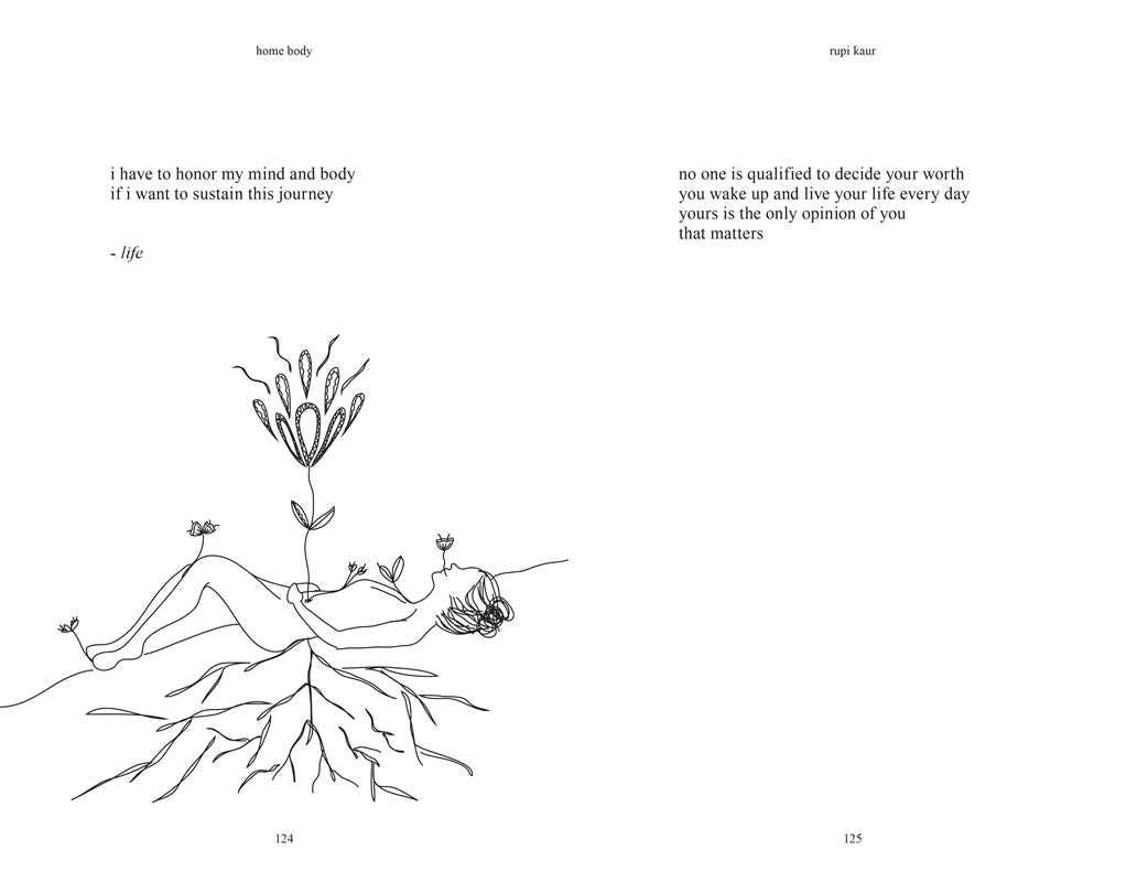 Home Body by Rupi Kaur: Hardcover; 208 pages / English - Decor Addict, LLC