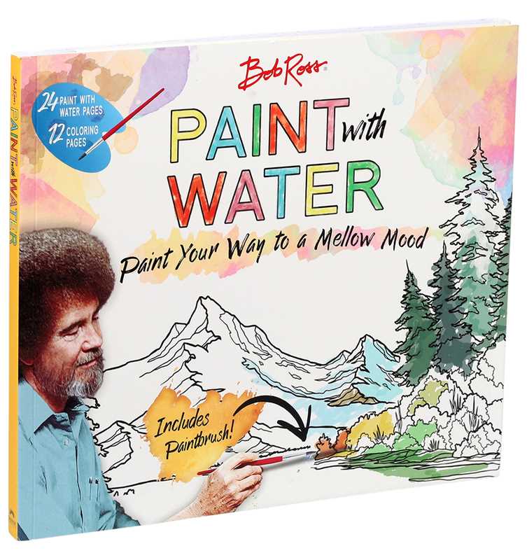 Bob Ross Paint with Water by Editors of Thunder Bay Press: Paperback; 80 pages / English - Decor Addict, LLC