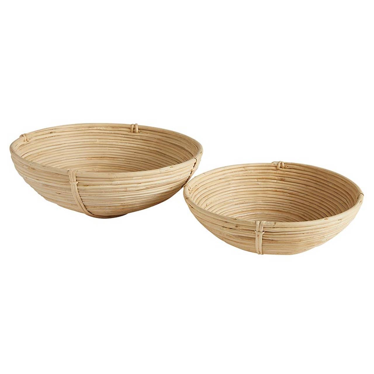 Cane Bowls - Set of 2 - Decor Addict, LLC