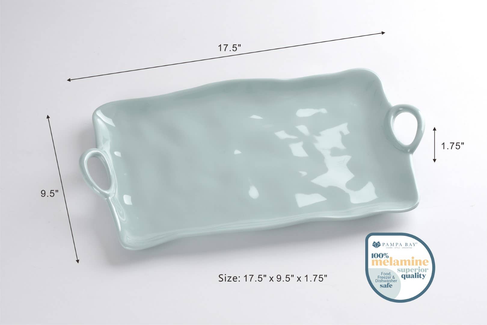 Large Platter in Shatterproof Melamine - Decor Addict, LLC