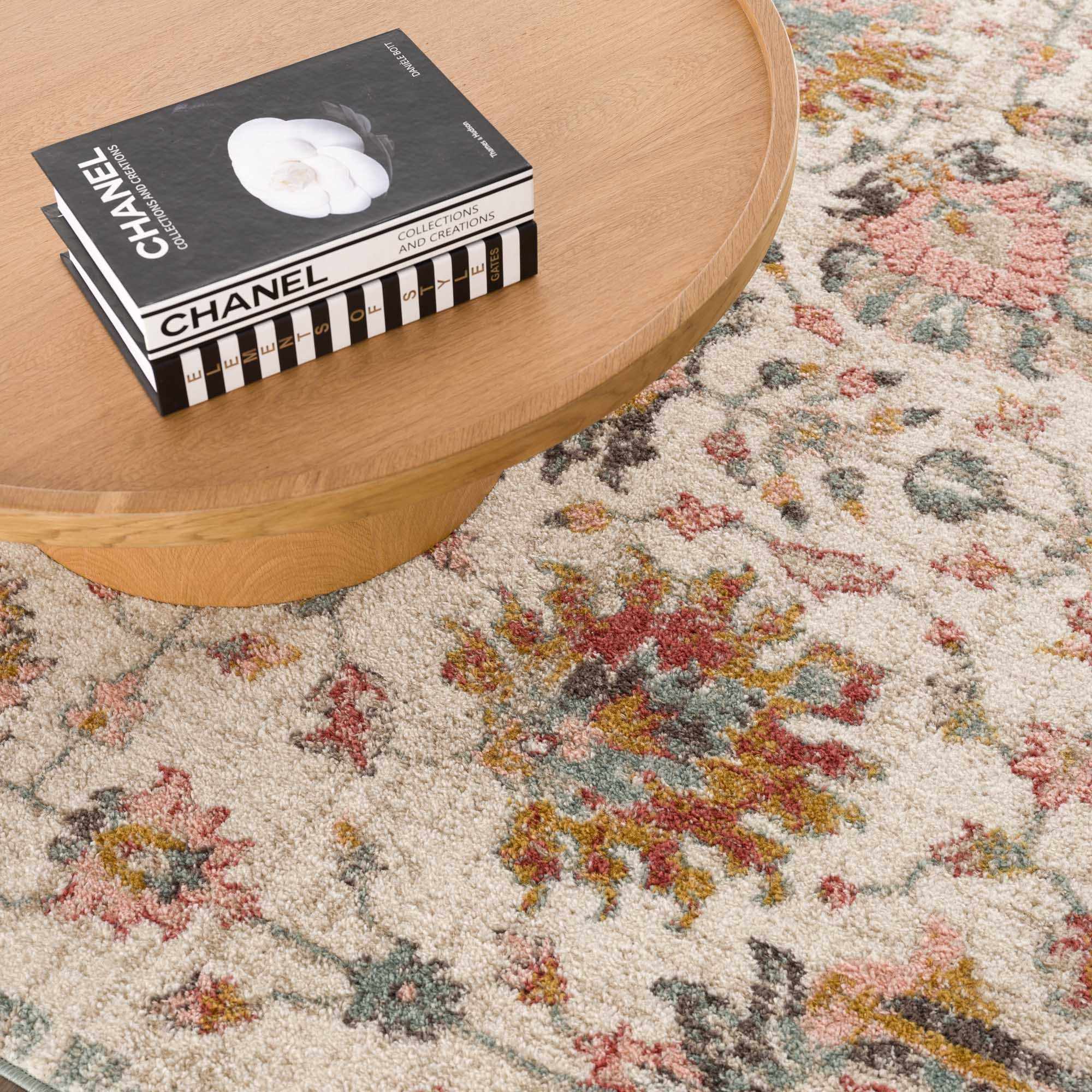 Twilight Floral Performance Rug - Decor Addict, LLC