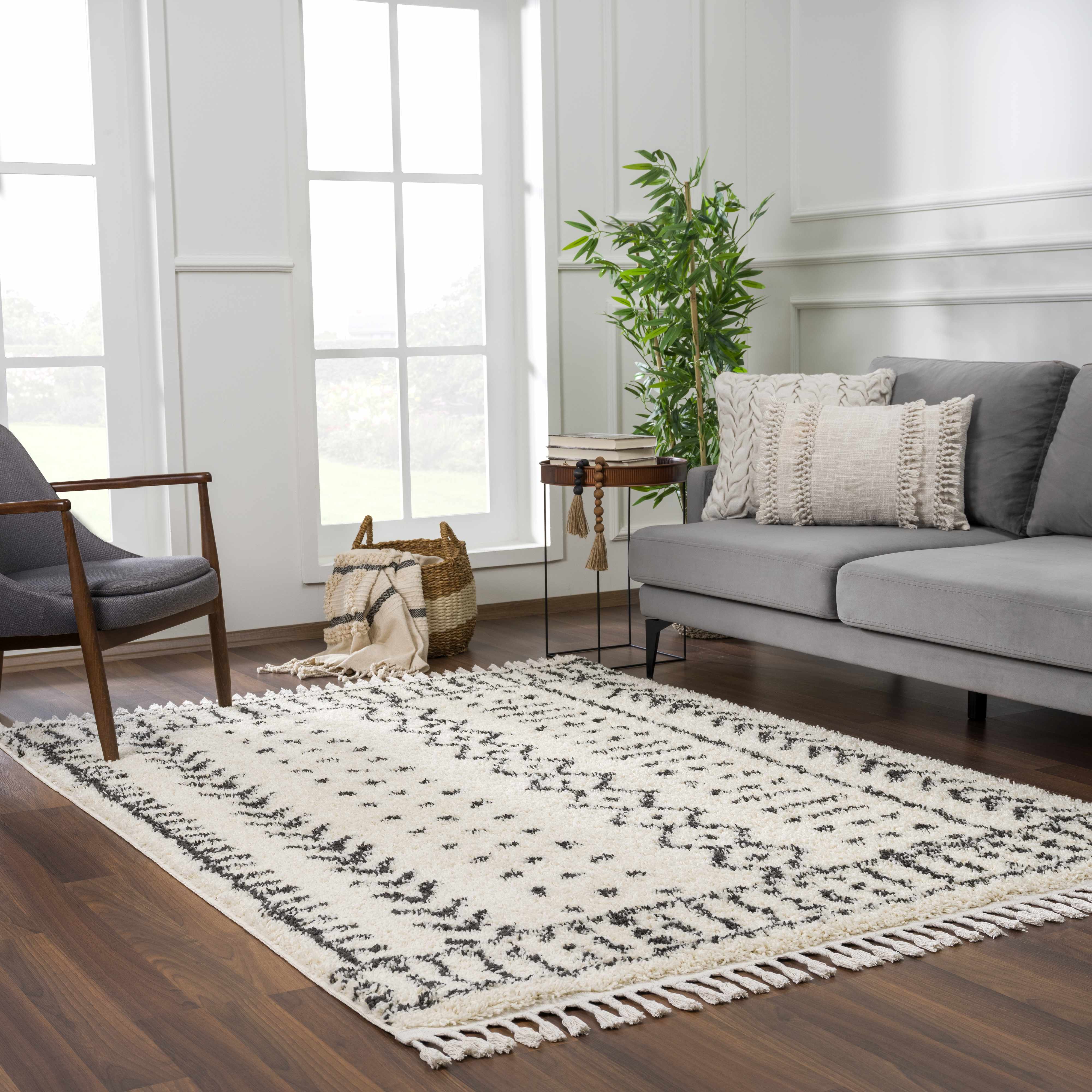 Hauppauge Berber Shag Carpet - Decor Addict, LLC