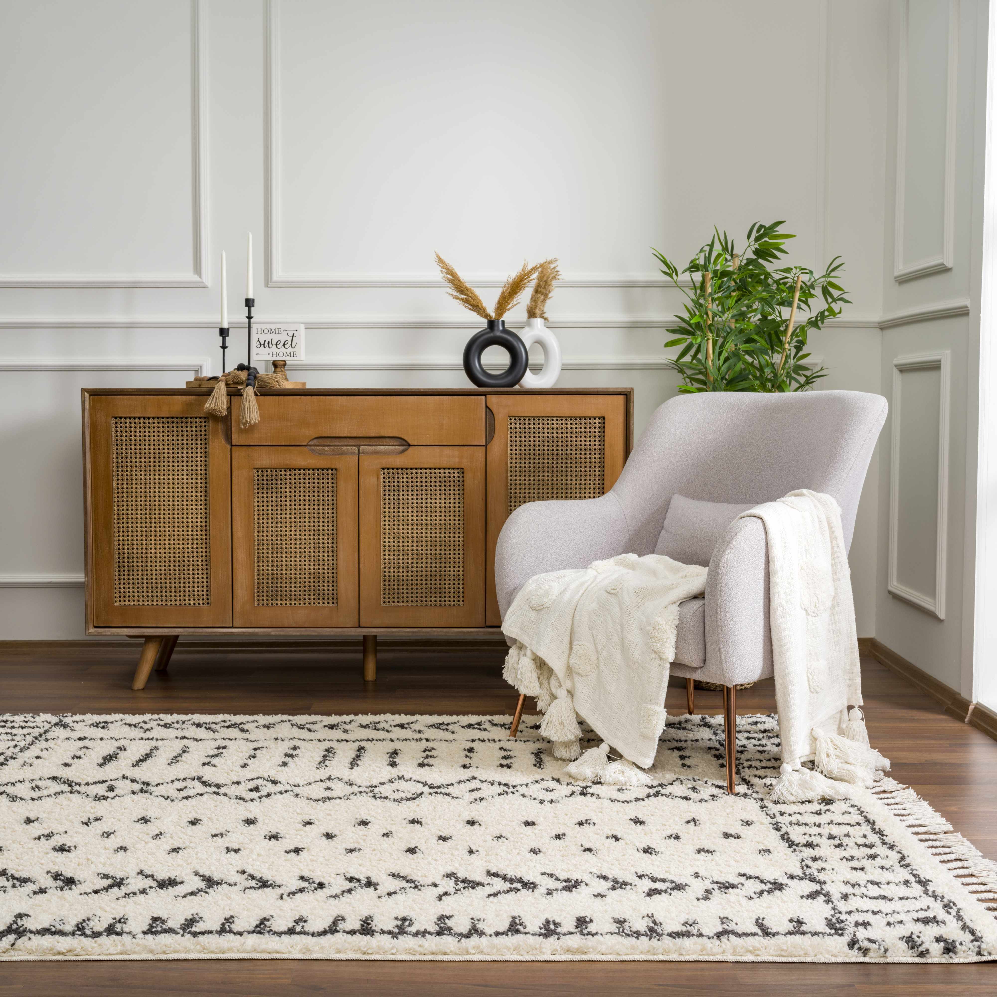 Hauppauge Berber Shag Carpet - Decor Addict, LLC