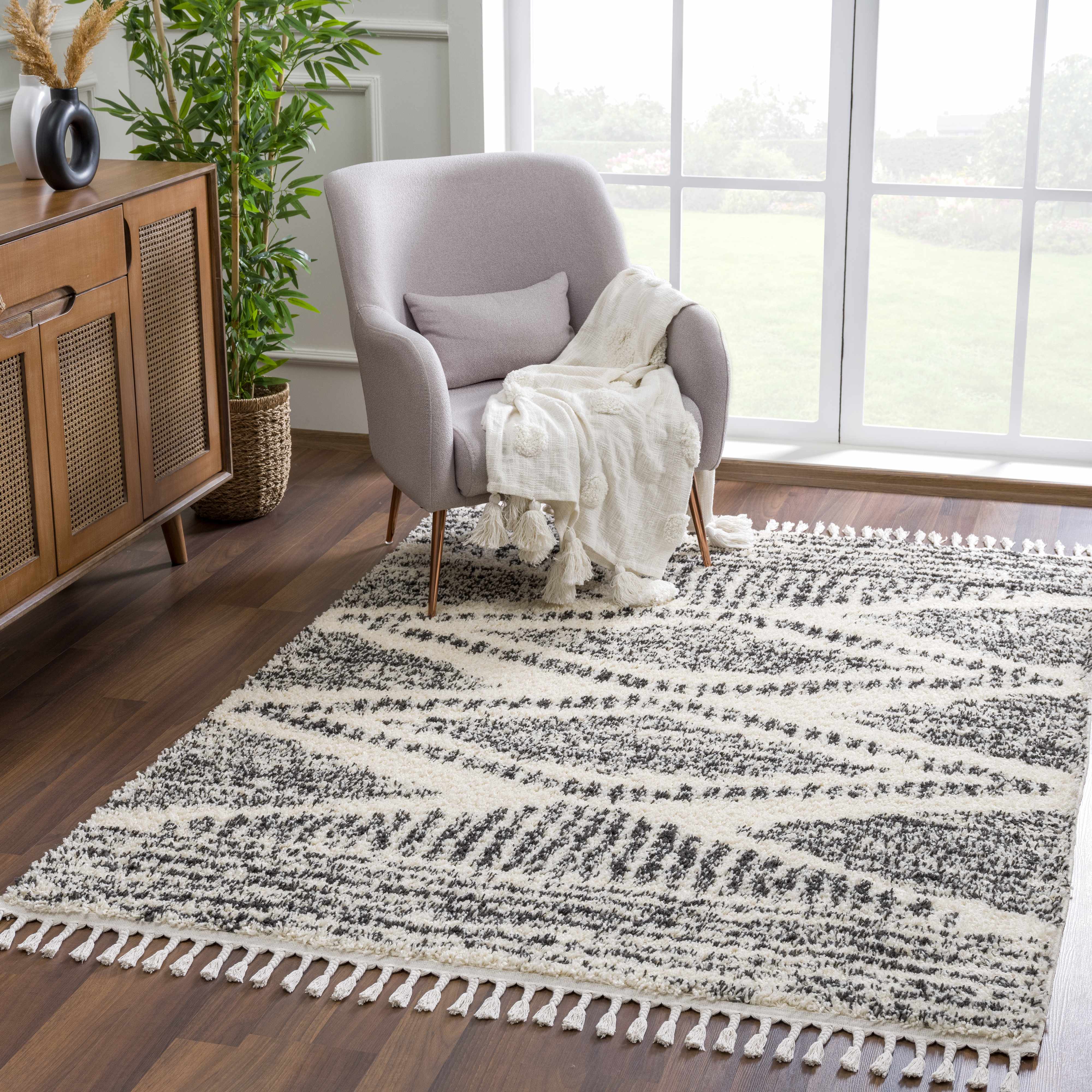 Fishhook Berber Shag Carpet - Decor Addict, LLC