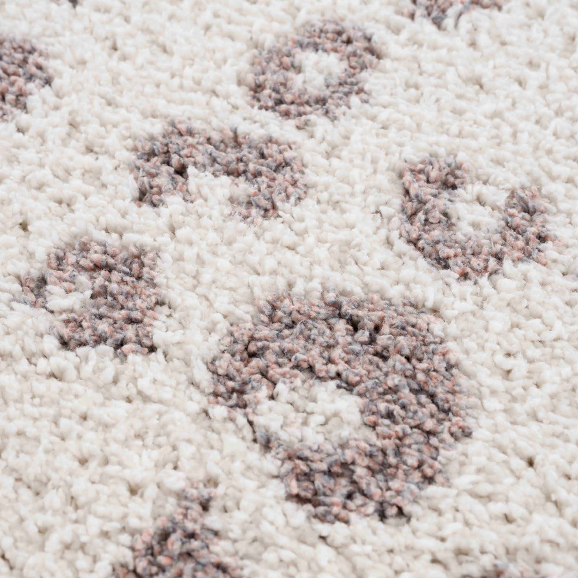Zhen Pink & White Plush Rug - Decor Addict, LLC