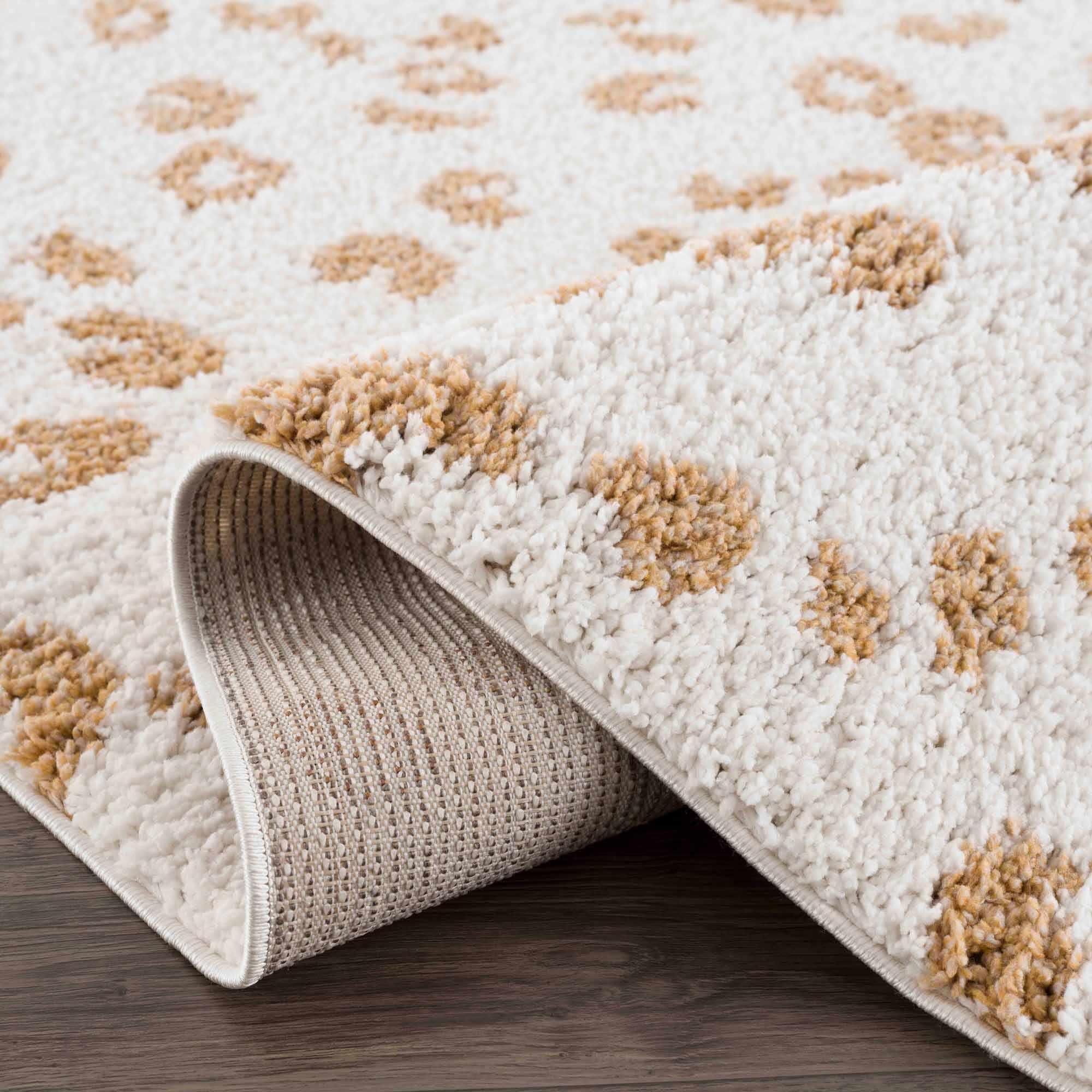 Altin Leopard Print White Area Rug - Decor Addict, LLC