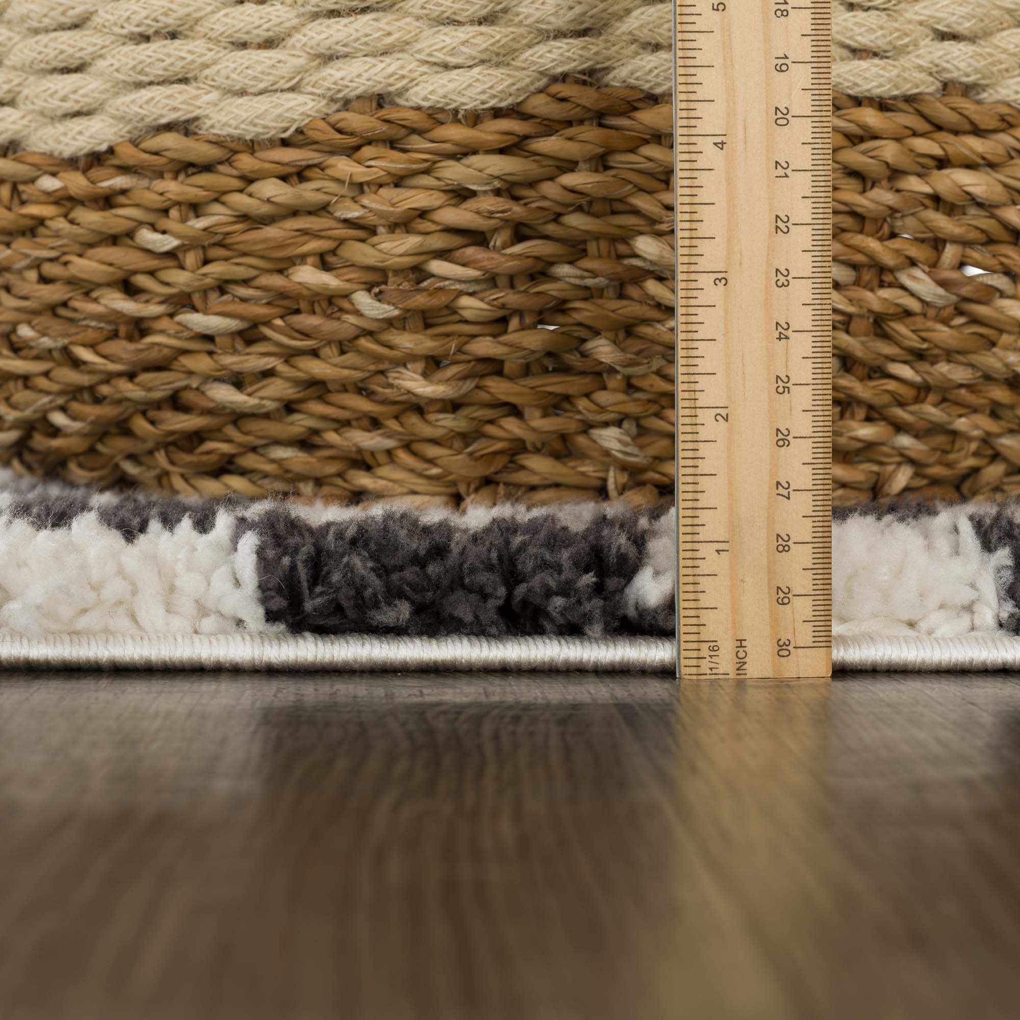 Kieu Black & White Checkered Area Rug - Decor Addict, LLC