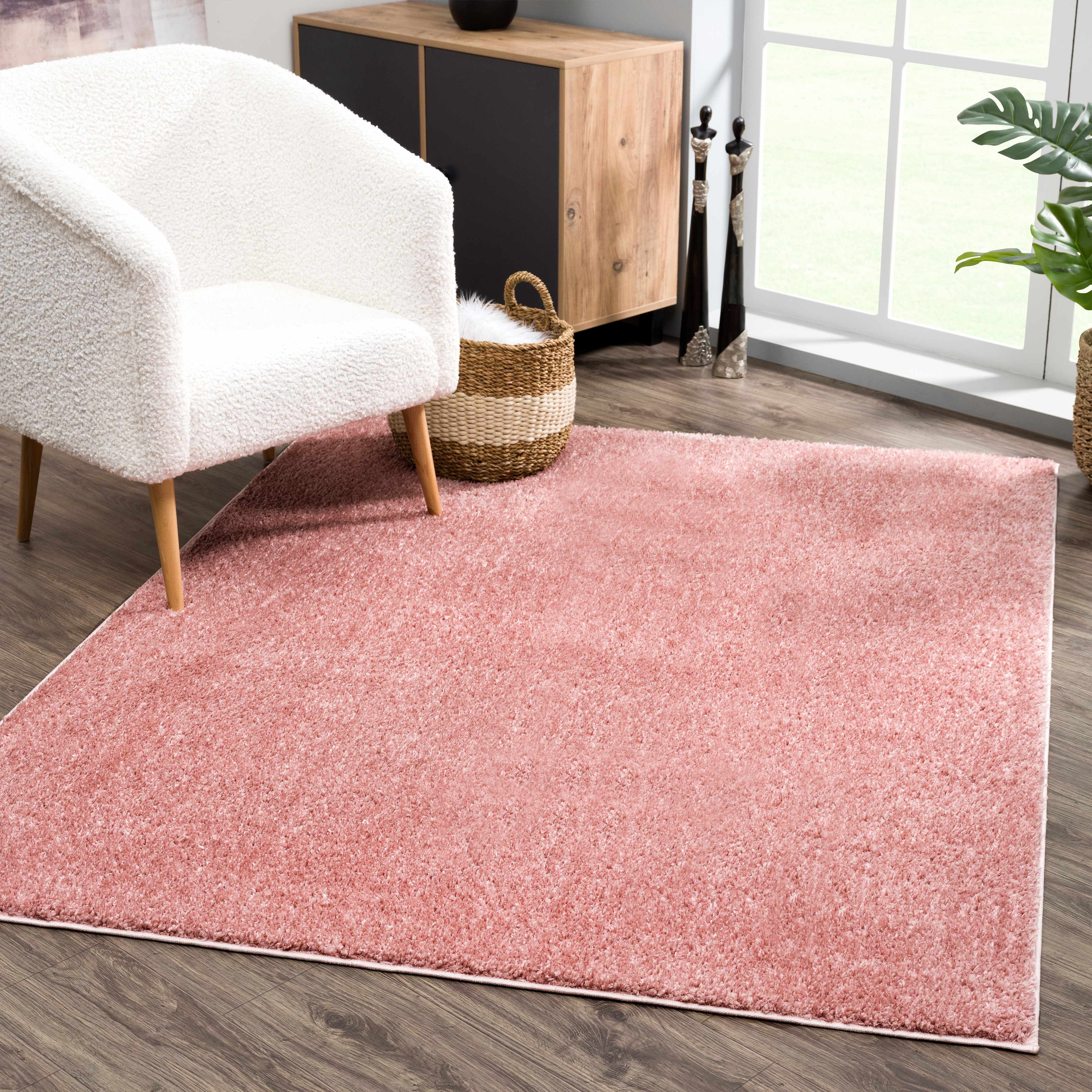 Judy Pink Washable Plush Rug - Decor Addict, LLC
