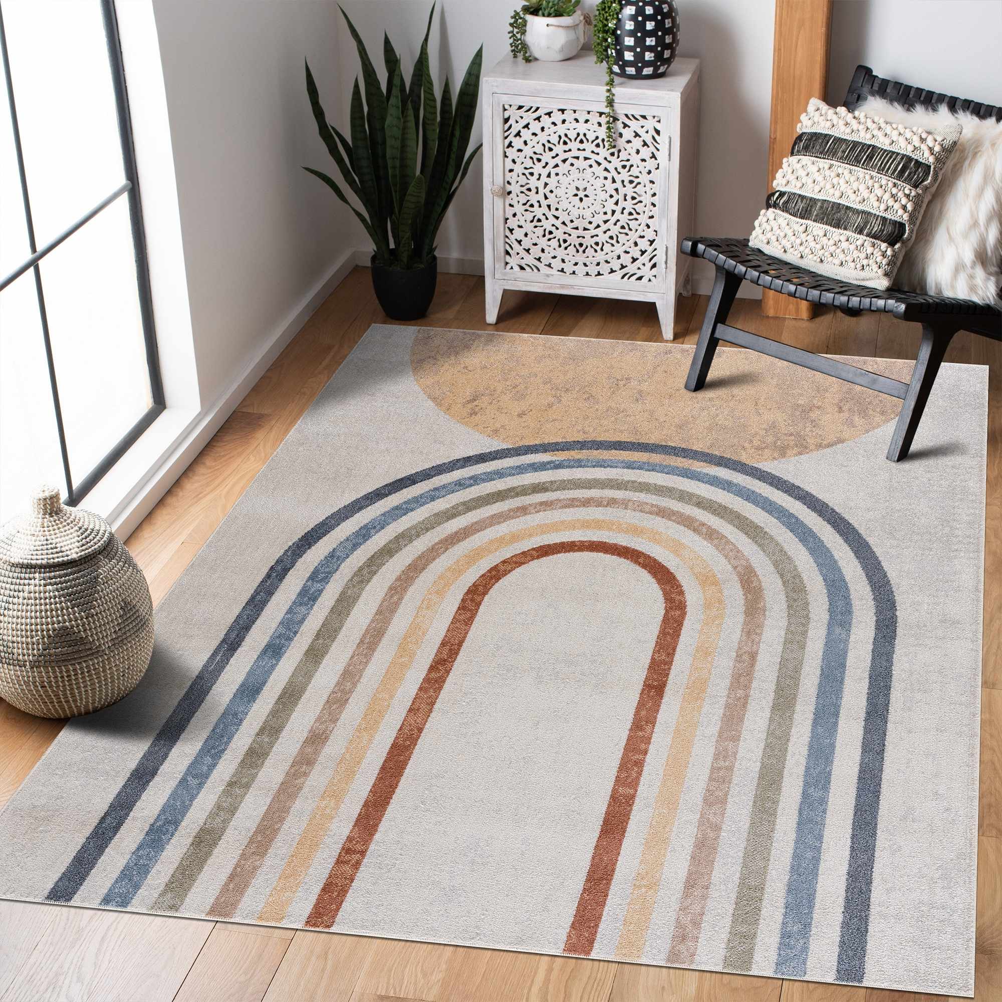 Giza Washable Area Rug - Decor Addict, LLC