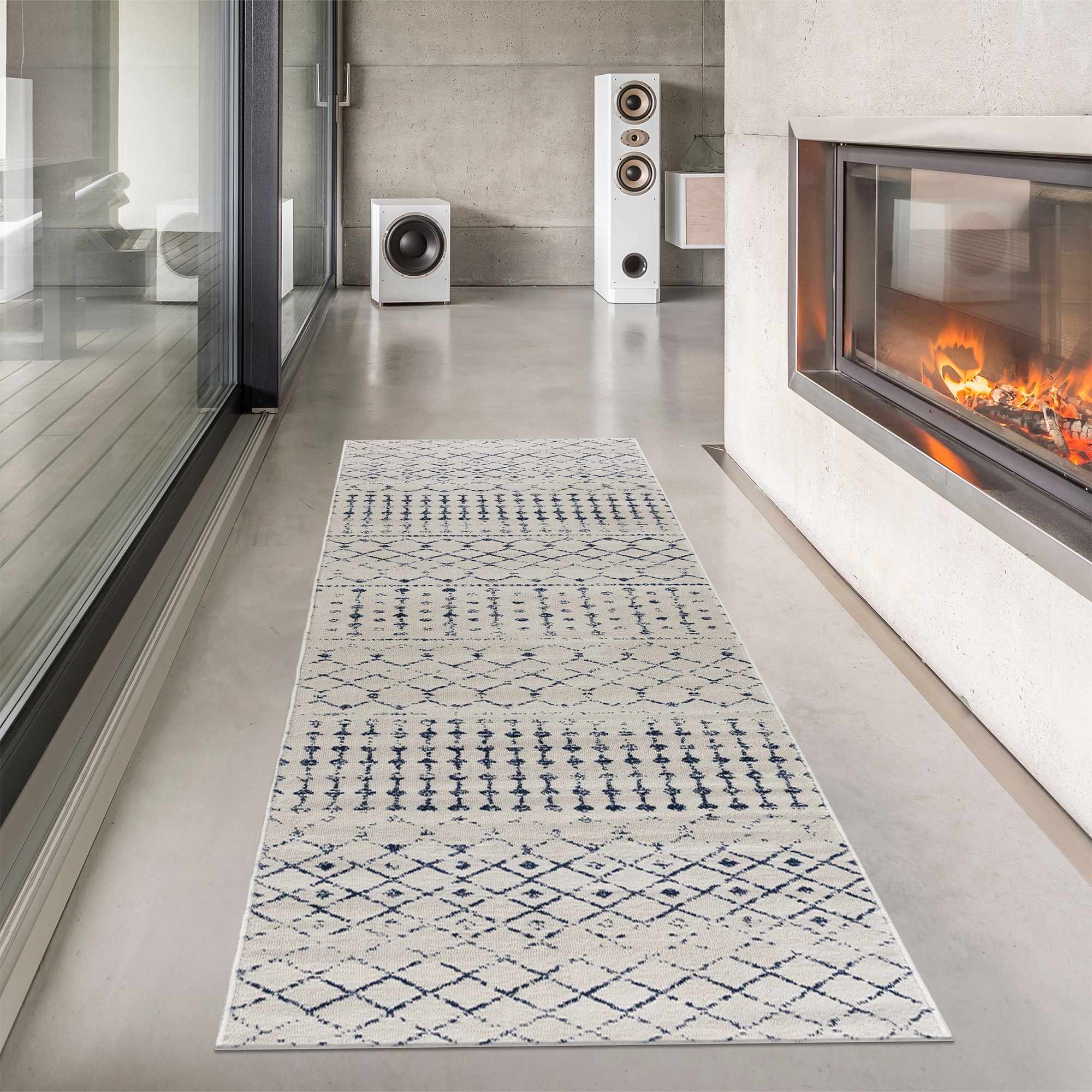 Tigrican Blue 2332 Area Rug - Decor Addict, LLC