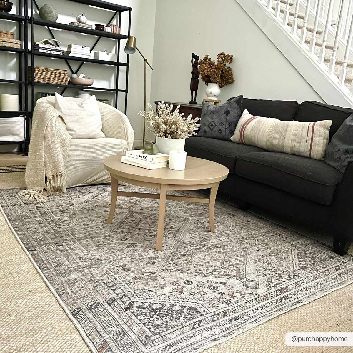 Barny Beige Washable Area Rug - Decor Addict, LLC