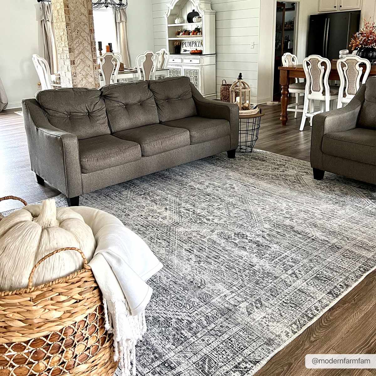 Barny Beige Washable Area Rug - Decor Addict, LLC