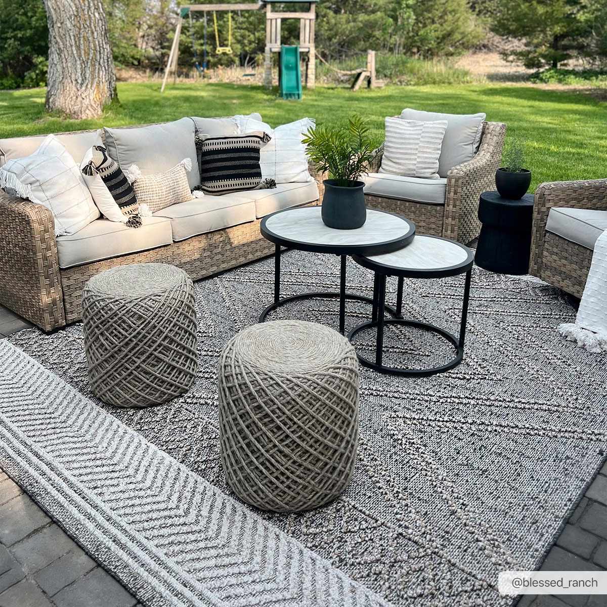 Beige Charcoal Areli Area Rug - Decor Addict, LLC