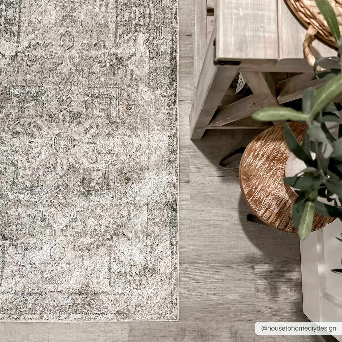 Olive Hera Washable Area Rug - Decor Addict, LLC