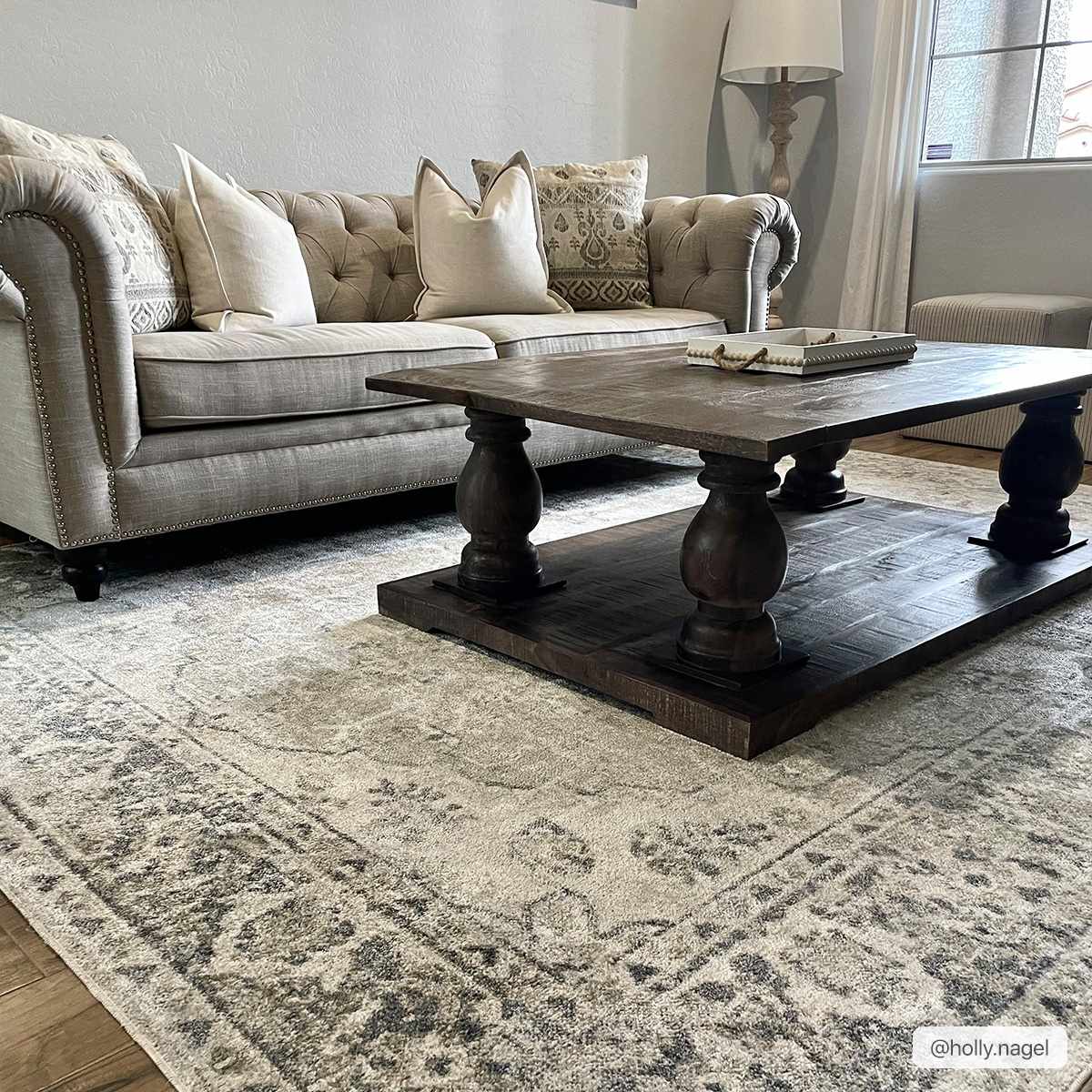 Rudo Blue Washable Area Rug - Decor Addict, LLC