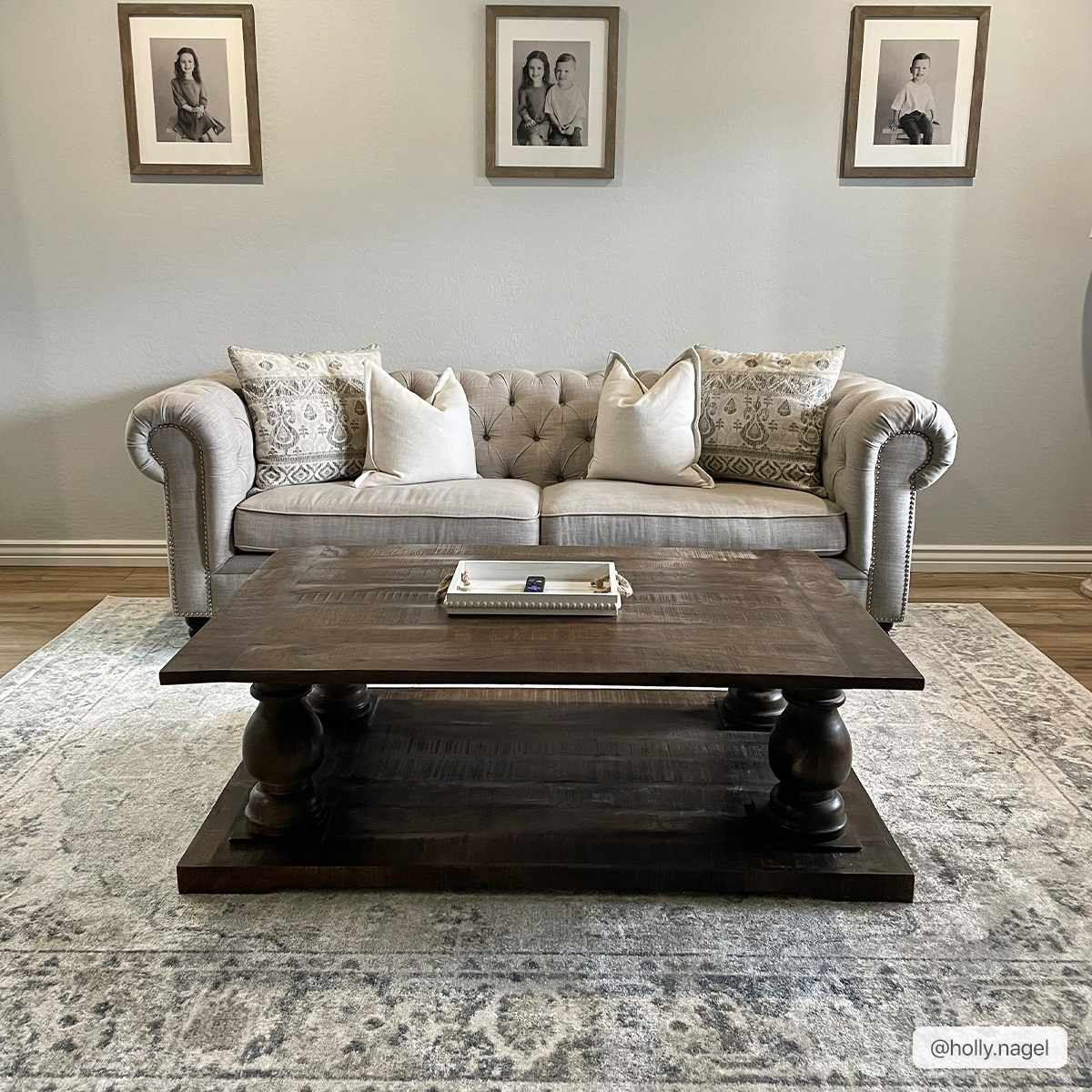 Rudo Blue Washable Area Rug - Decor Addict, LLC