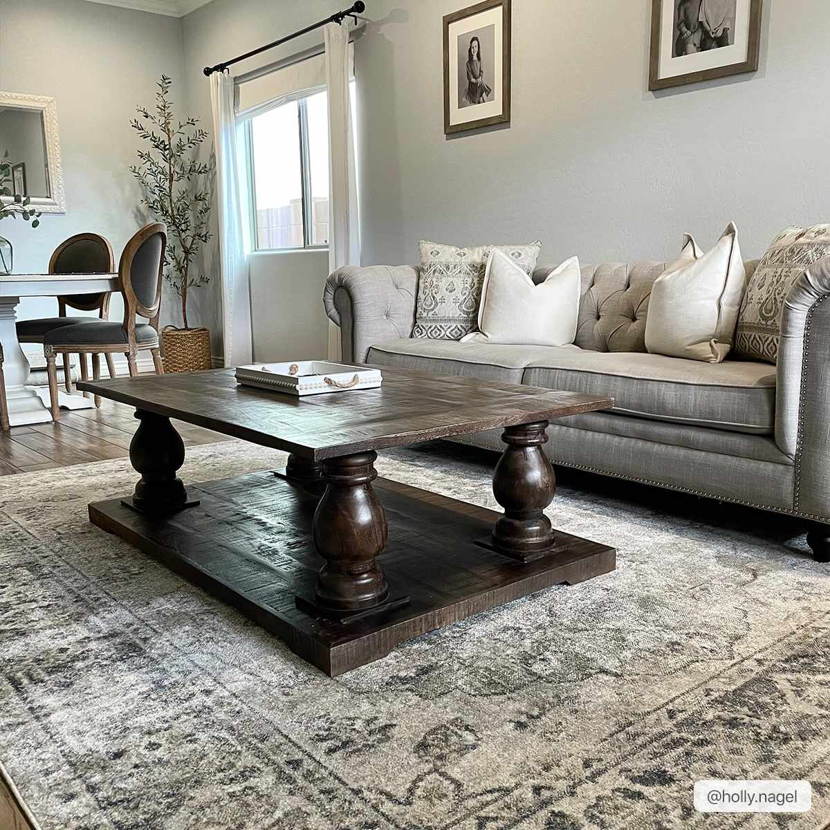 Rudo Blue Washable Area Rug - Decor Addict, LLC