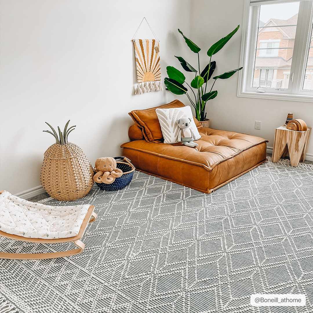 Ramsbury Ivory & Blue Area Rug - Decor Addict, LLC