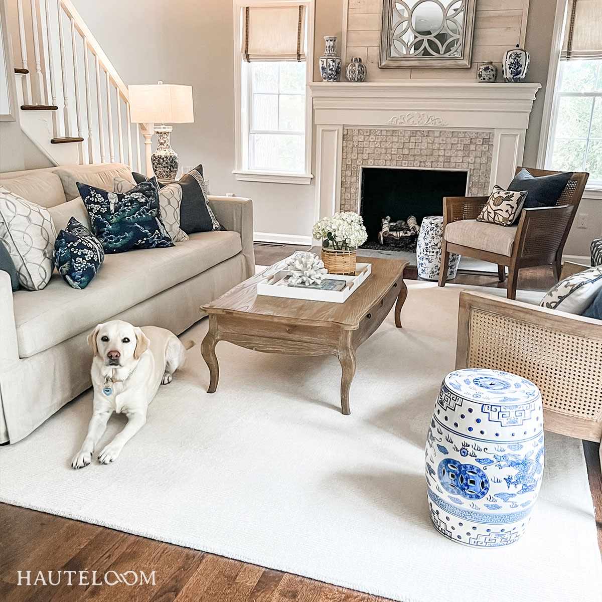 Brockton Solid Wool Light Beige Area Rug - Decor Addict, LLC