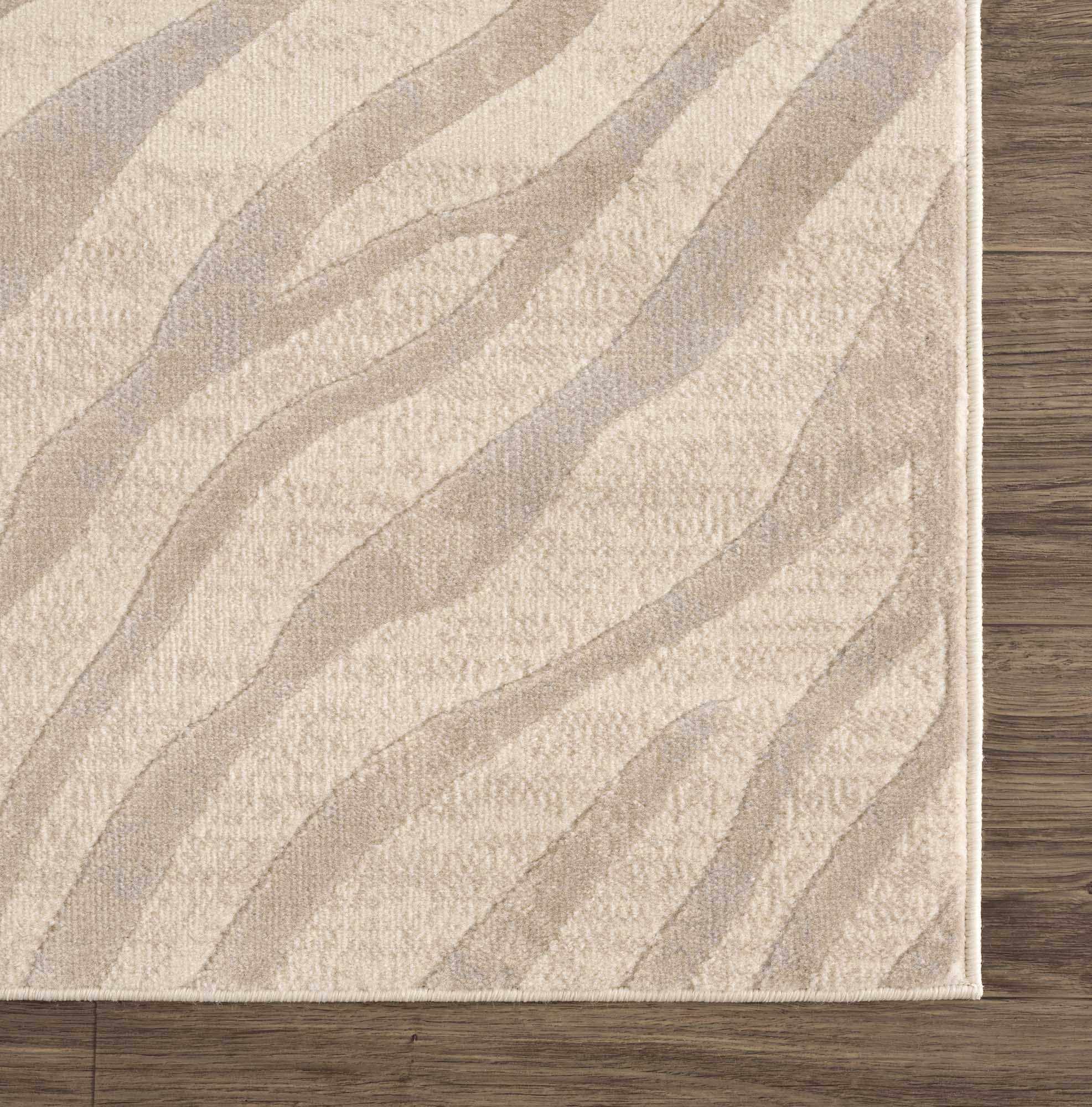 Beige Manteca Zebra Print Area Rug - Decor Addict, LLC