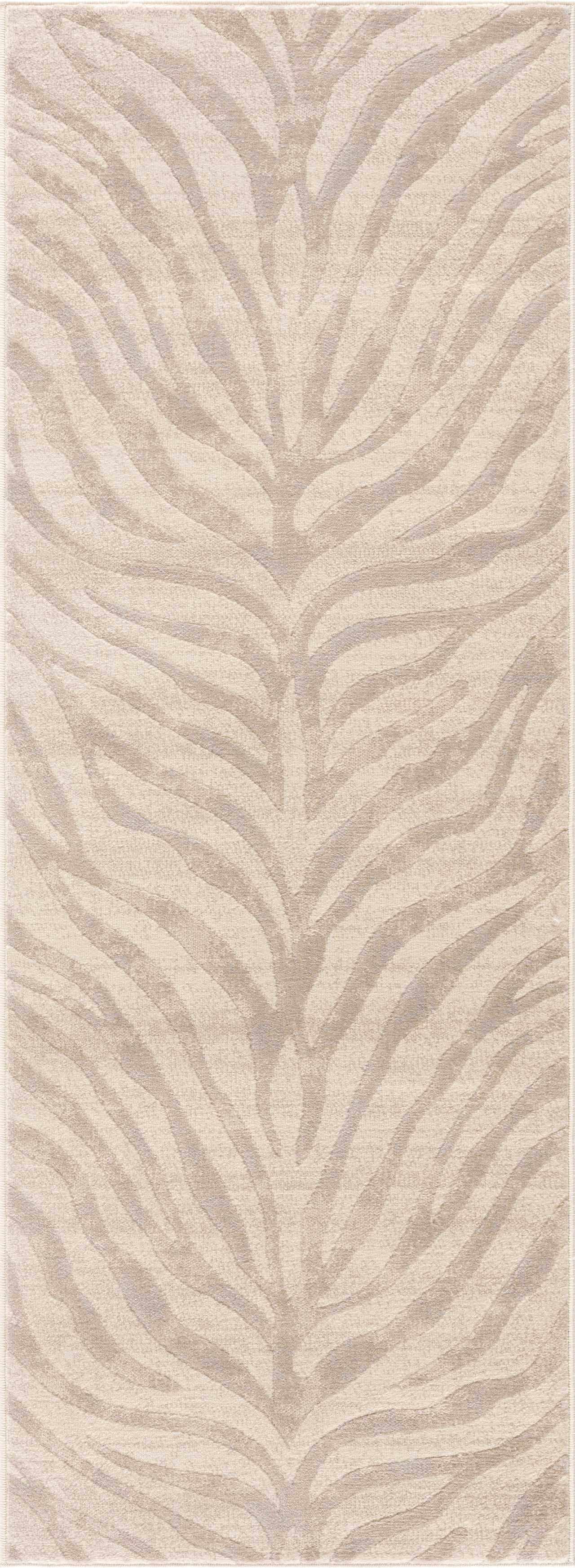 Beige Manteca Zebra Print Area Rug - Decor Addict, LLC