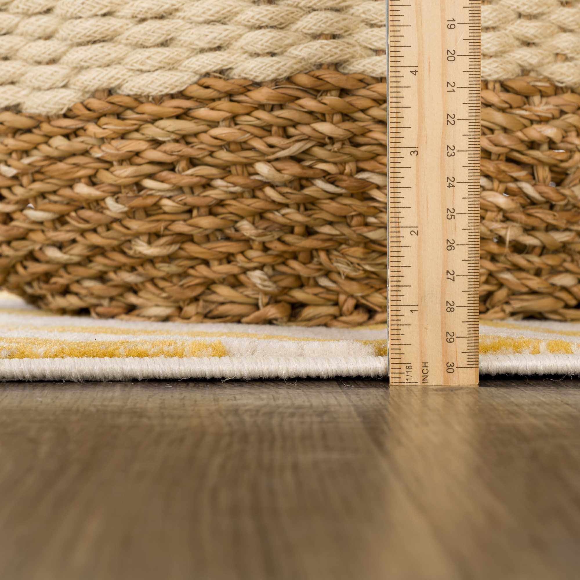 Yellow Terra Zebra Print Area Rug - Decor Addict, LLC