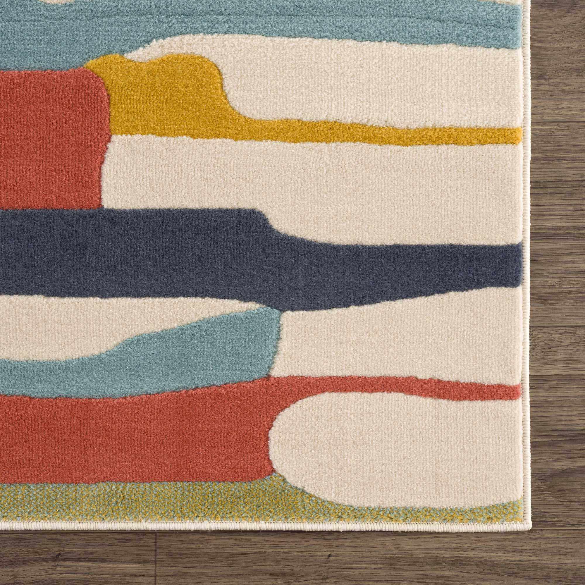 Southfields Colorful Modern Area Carpet - Decor Addict, LLC