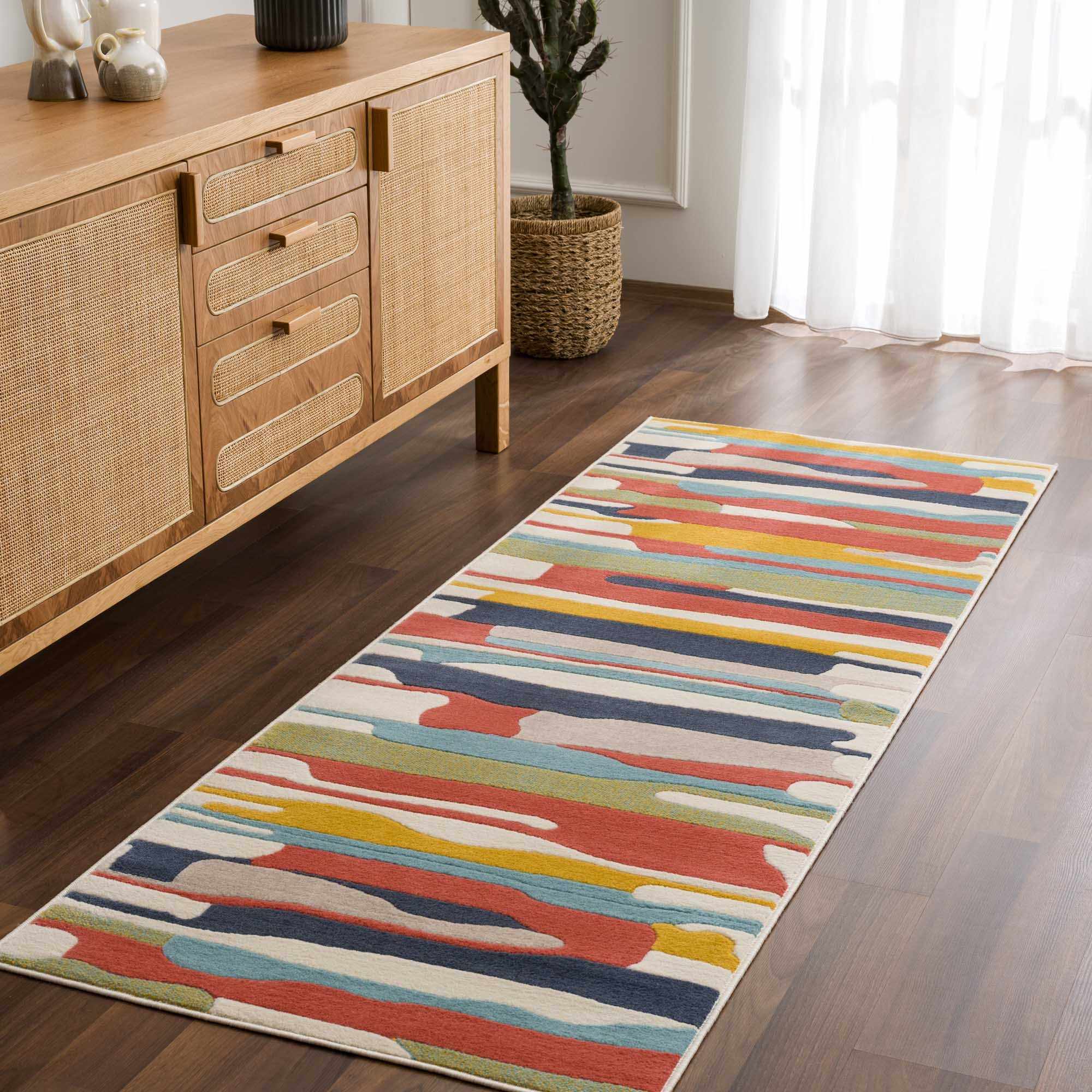 Southfields Colorful Modern Area Carpet - Decor Addict, LLC