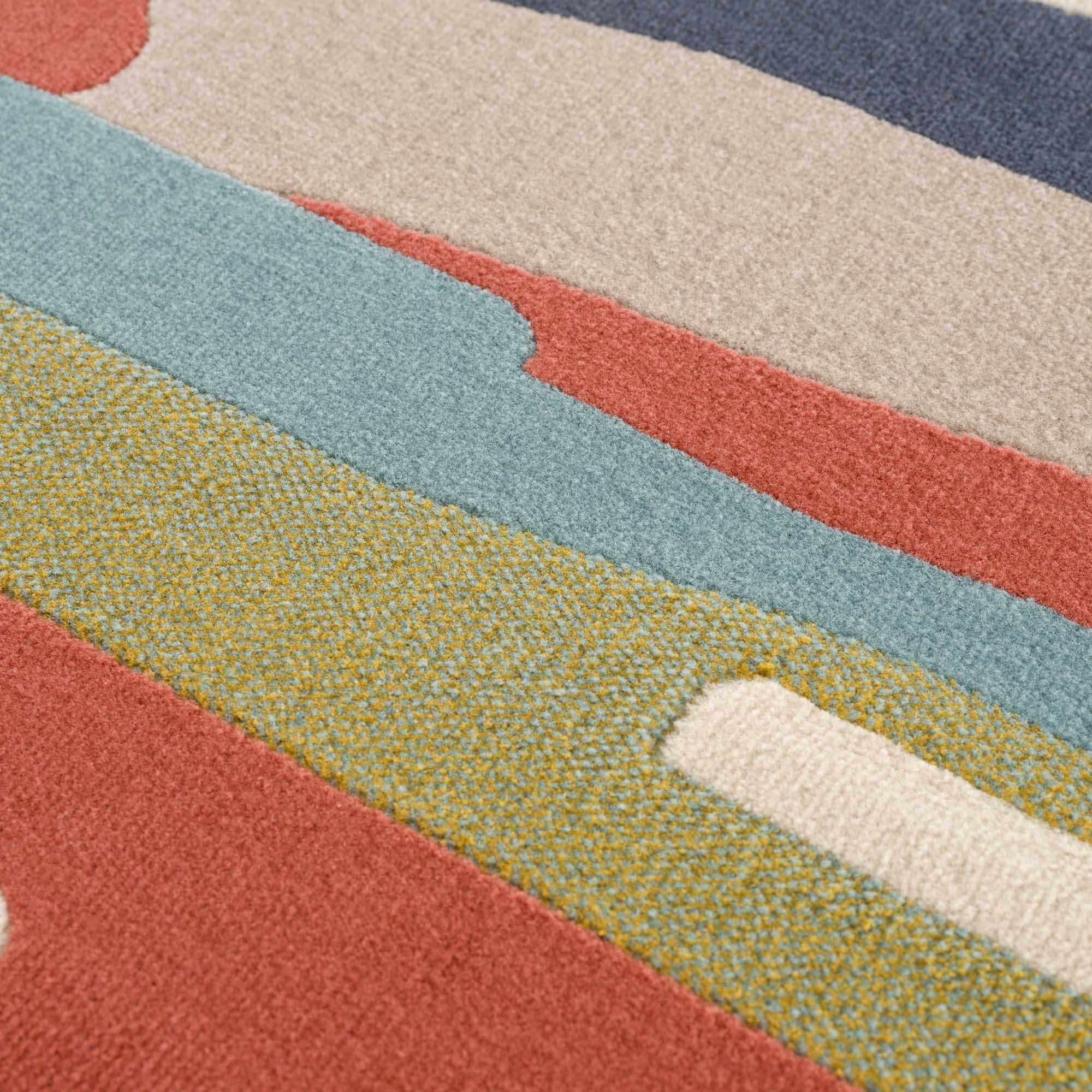 Southfields Colorful Modern Area Carpet - Decor Addict, LLC