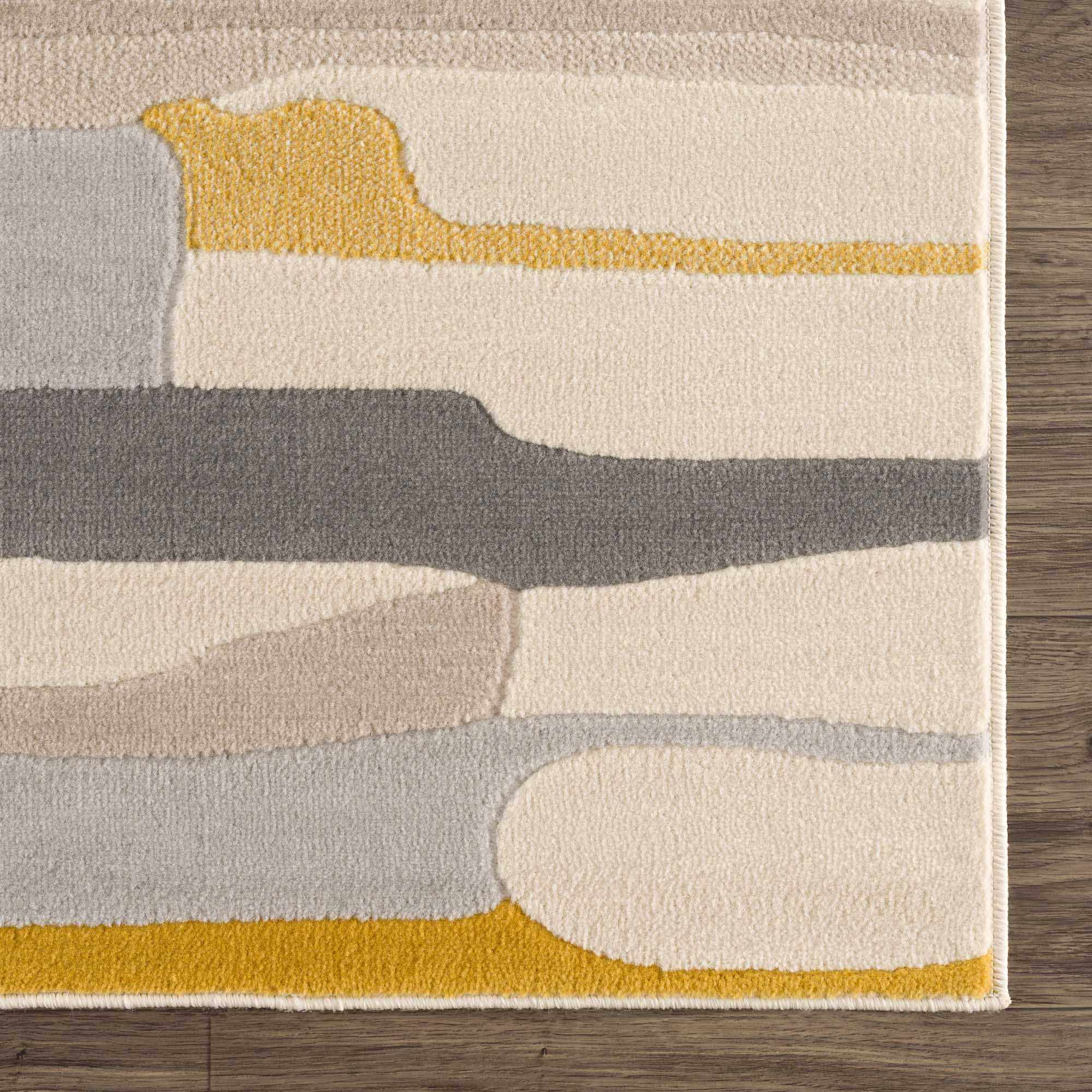 Southfields Mustard Area Rug - Decor Addict, LLC
