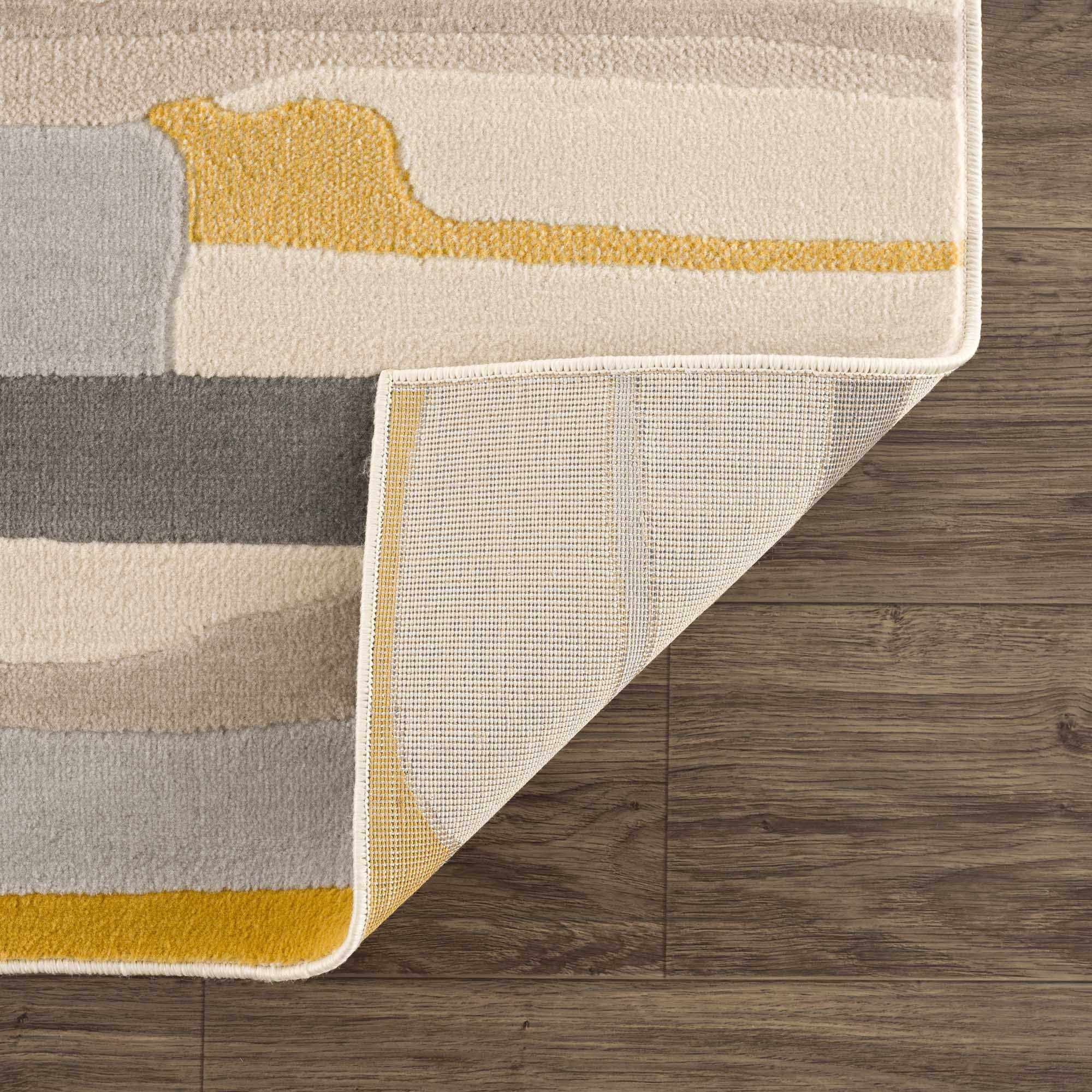 Southfields Mustard Area Rug - Decor Addict, LLC