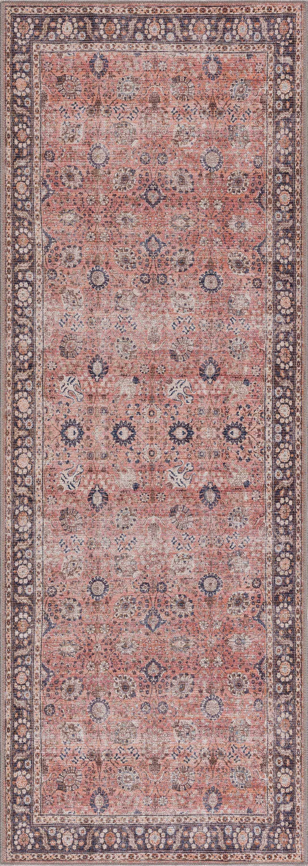 Ganyangan Red Washable Rug - Decor Addict, LLC