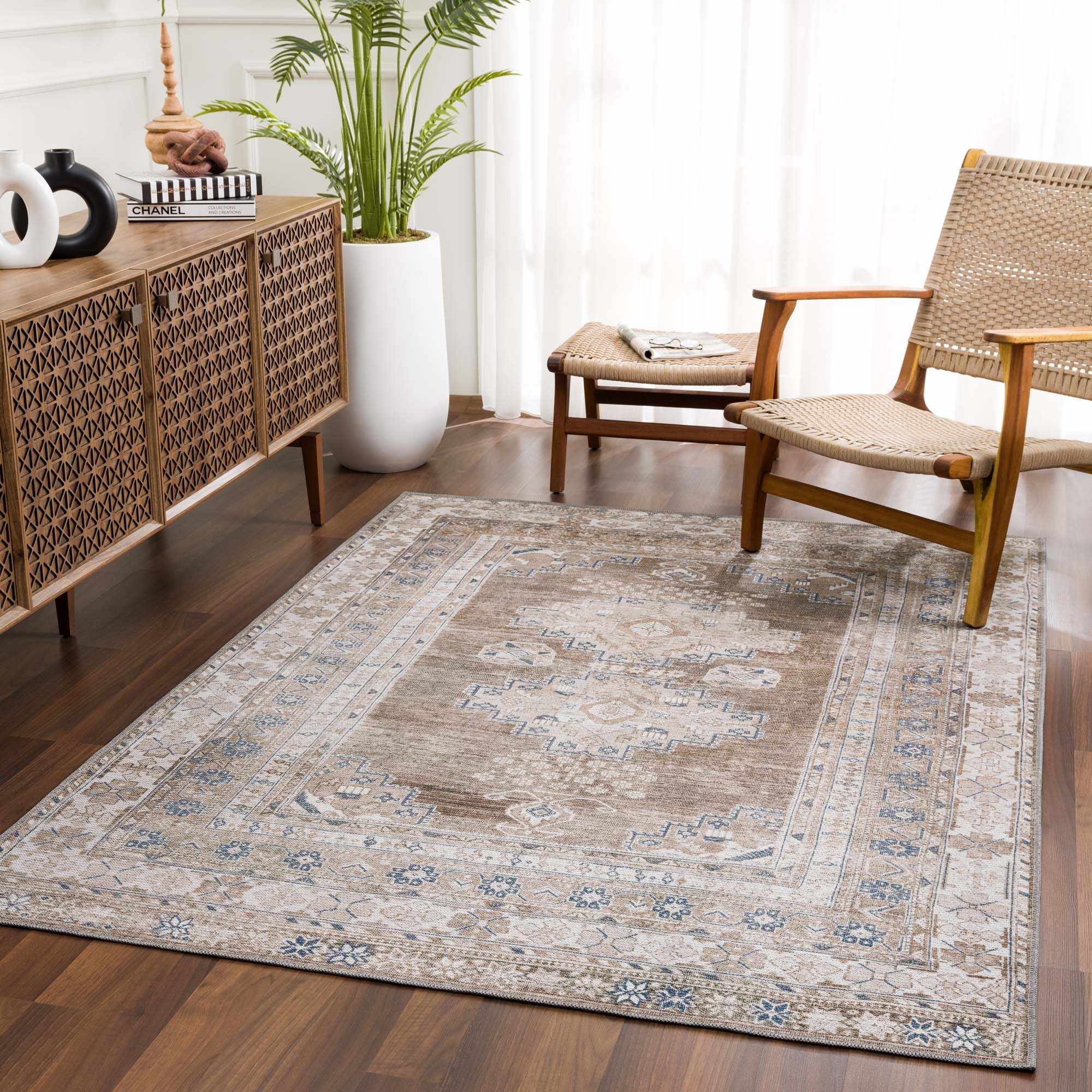 Baltinglass Washable Area Rug - Decor Addict, LLC