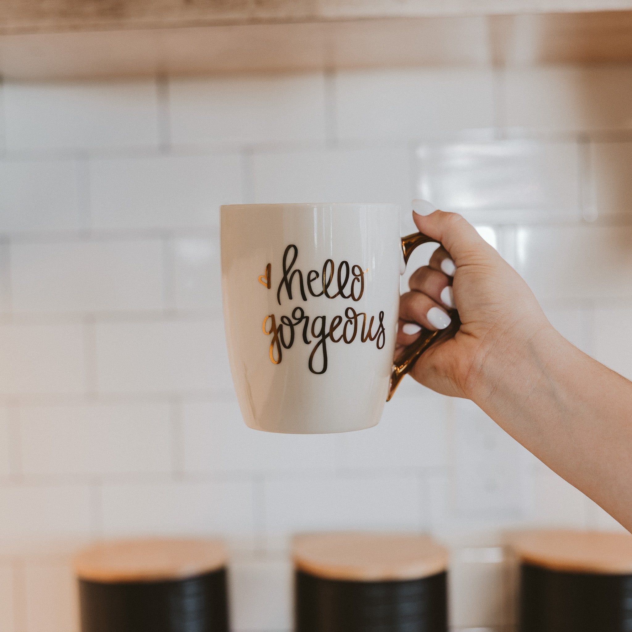 Hello Gorgeous 16oz. Coffee Mug - Decor Addict, LLC