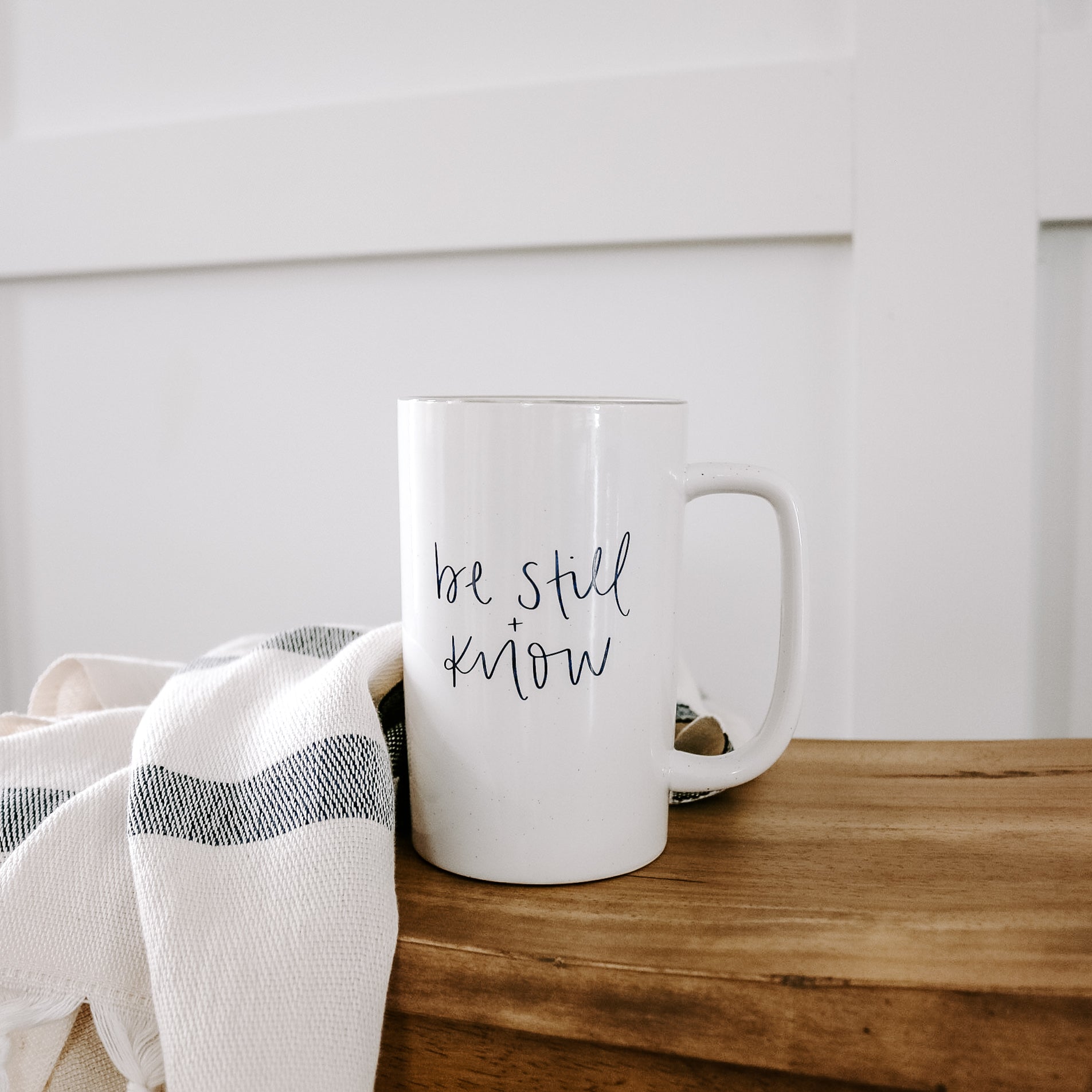Be Still and Know 16oz. Tall Coffee Mug - Decor Addict, LLC