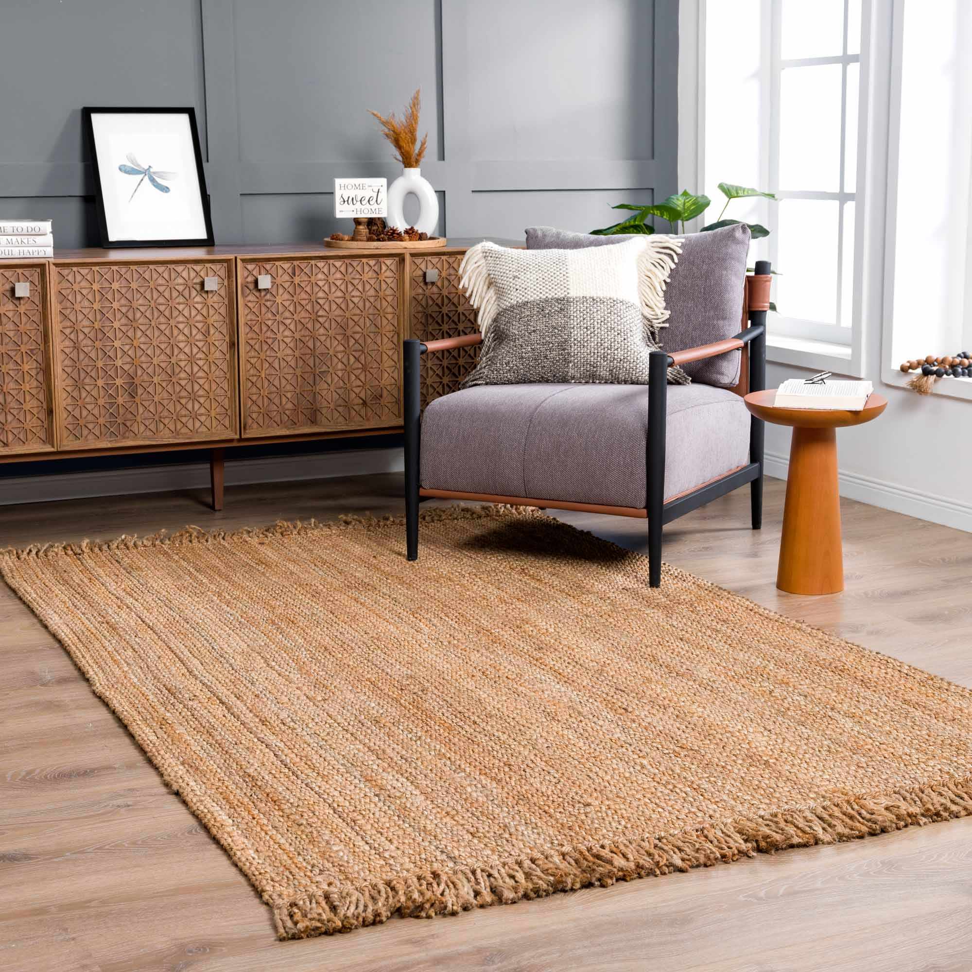 Senneterre Natural Jute Rug - Decor Addict, LLC